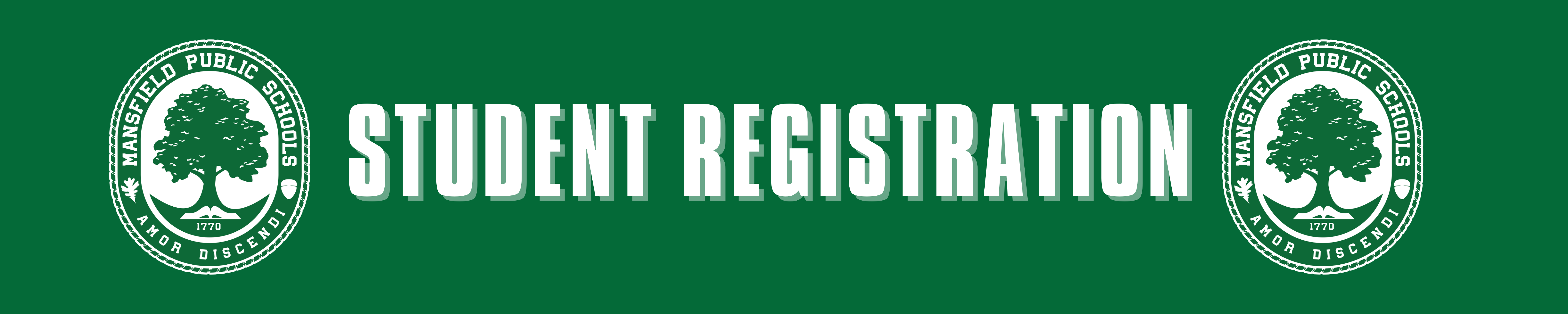 Student Registration Banner