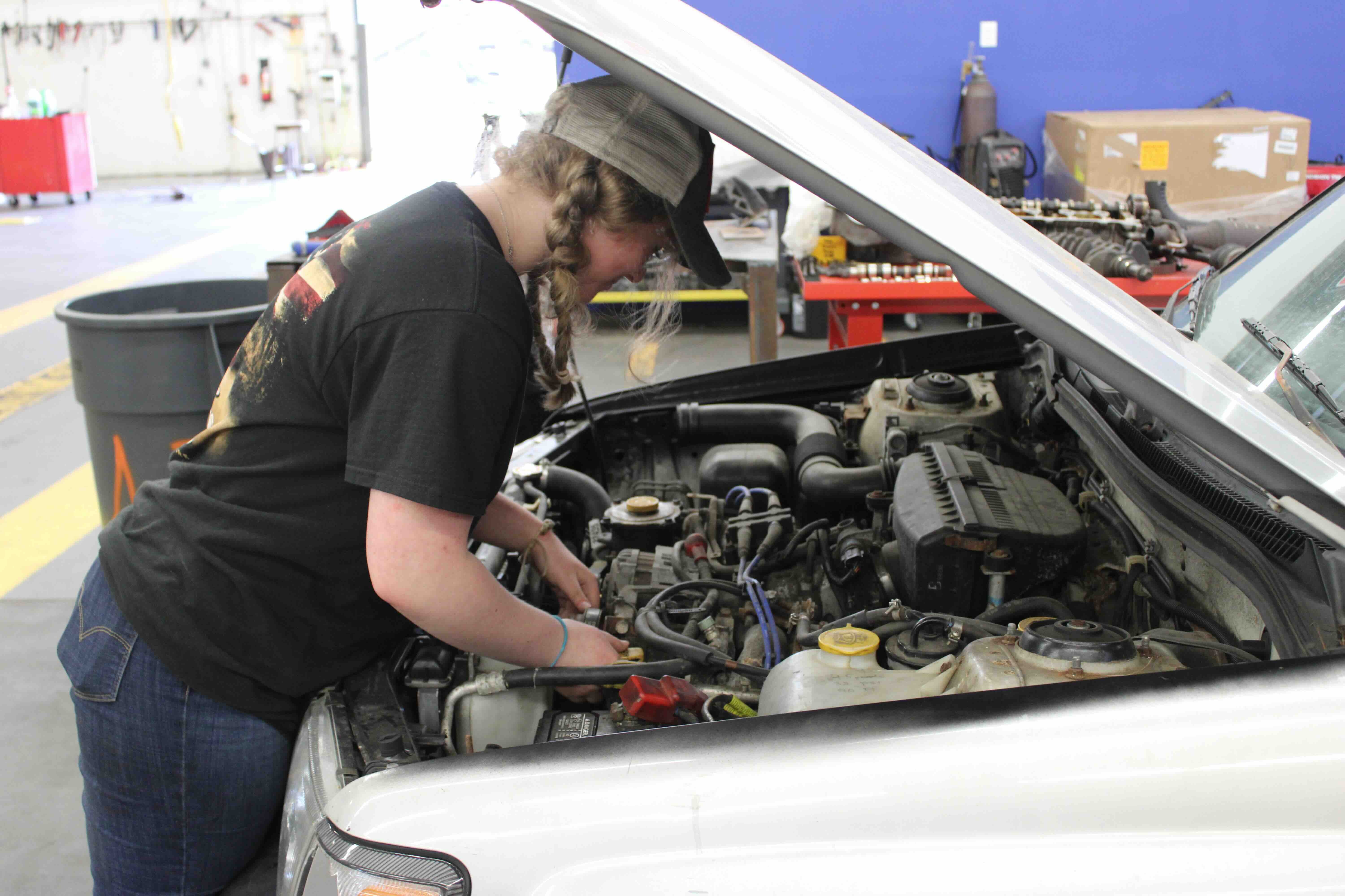 Auto Tech Hood Open