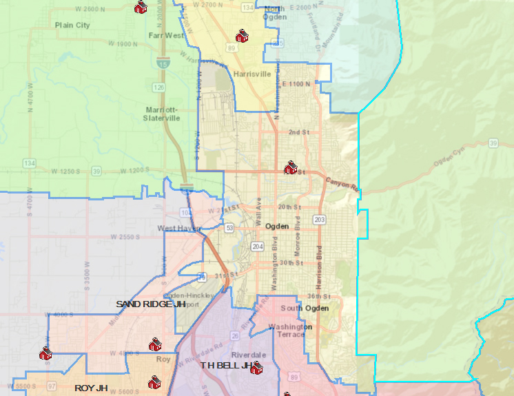 Weber County Map