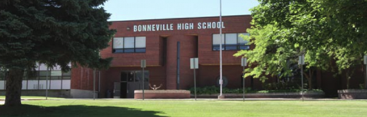 Bonneville High School front