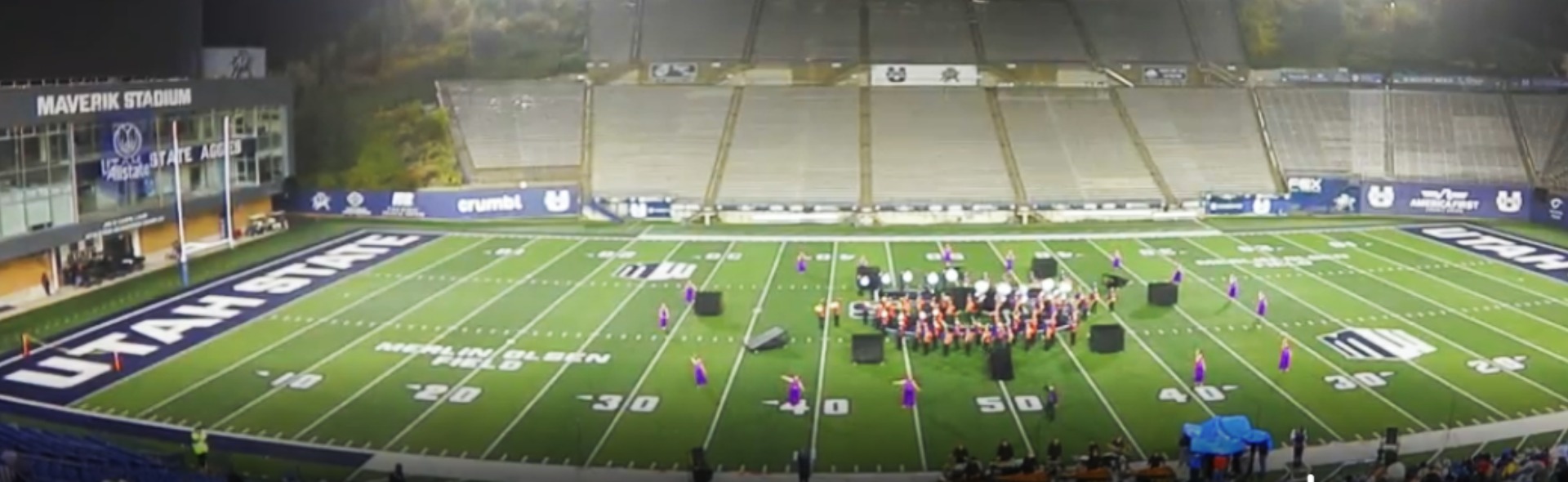 Mountain Star marching band at utah state