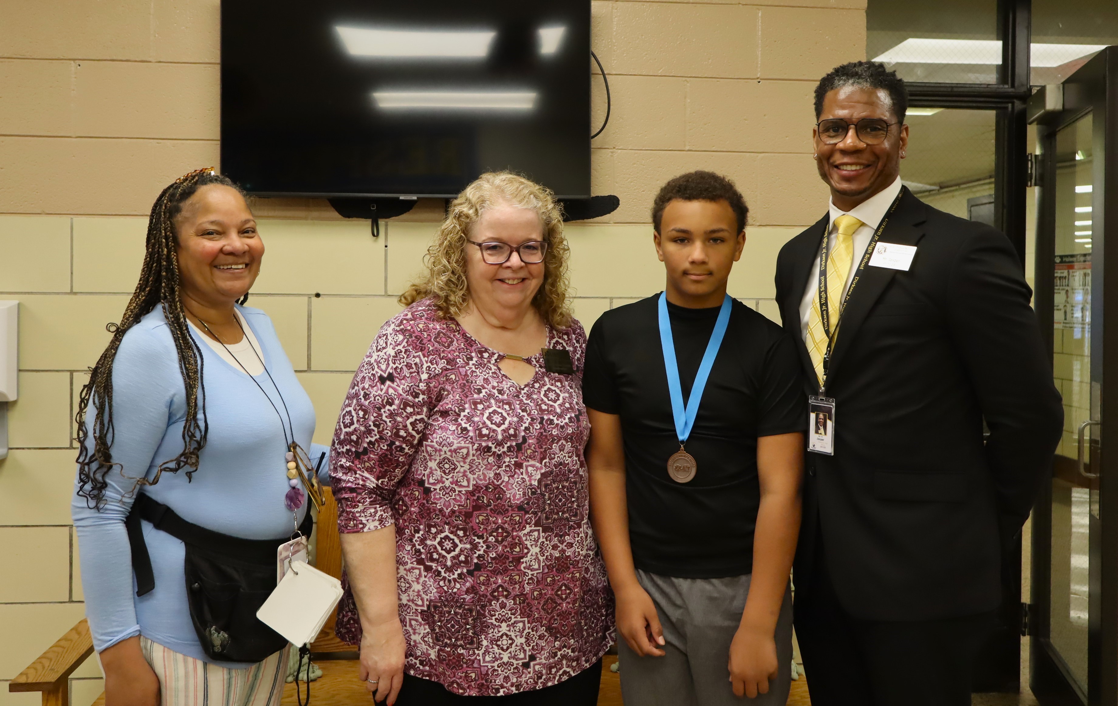 Keith's Superintendent Award Winner with Administrators