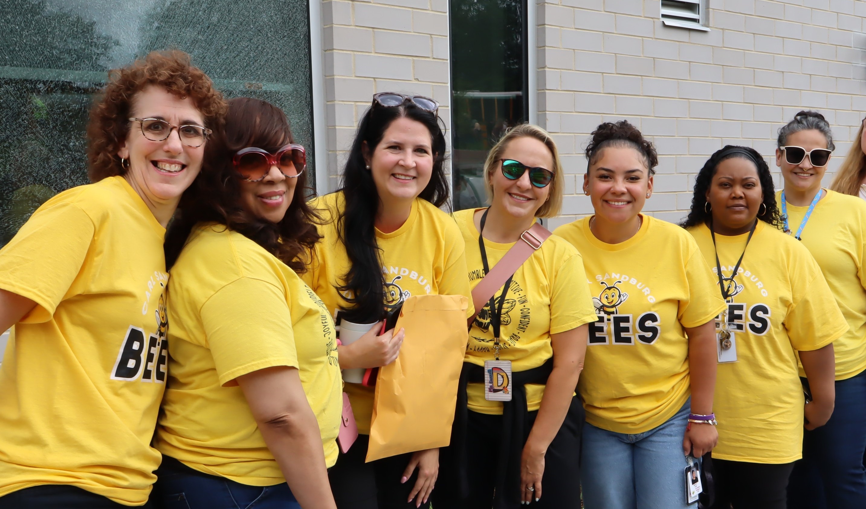 sandburg staff on institute day