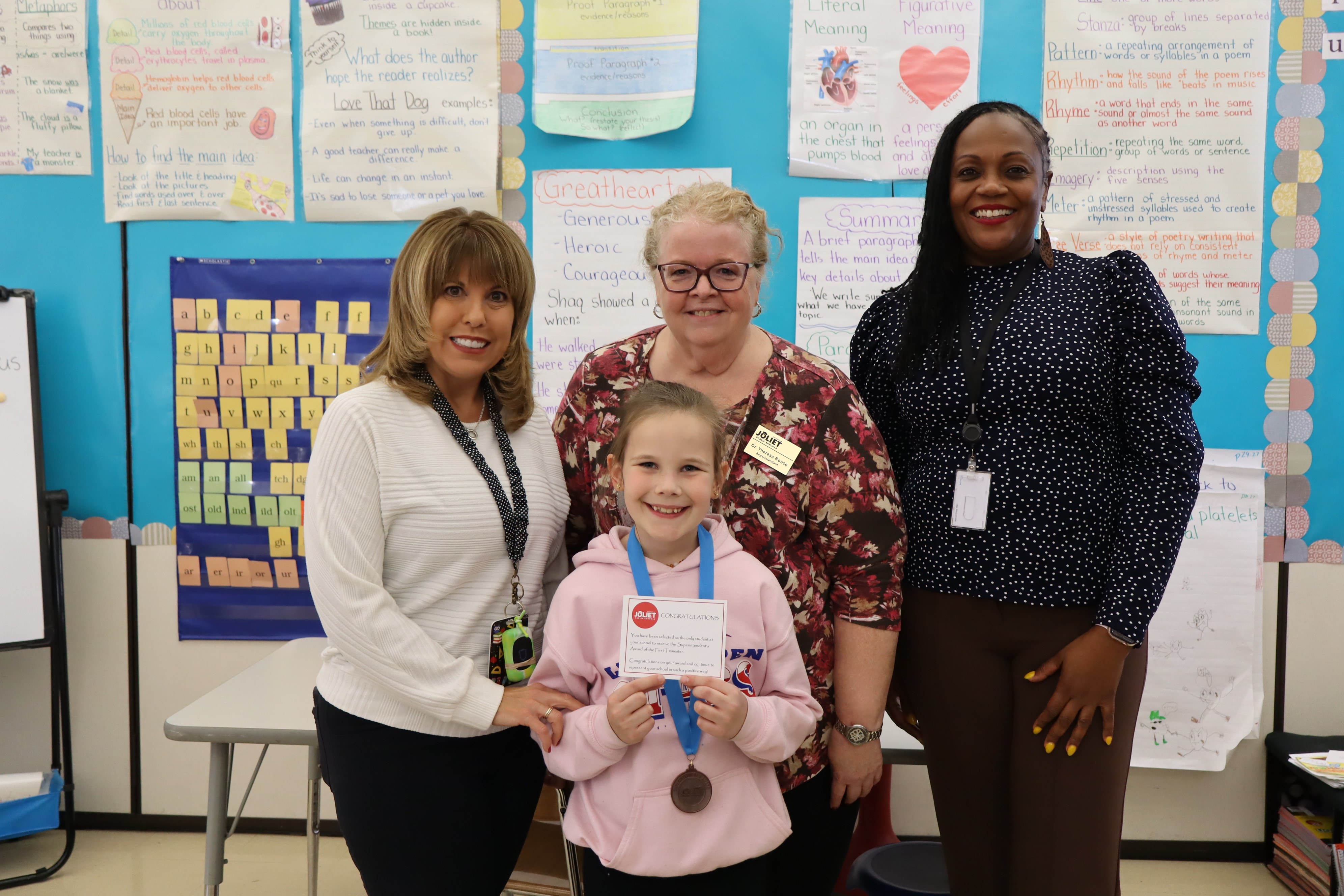 Superintendent Award winner