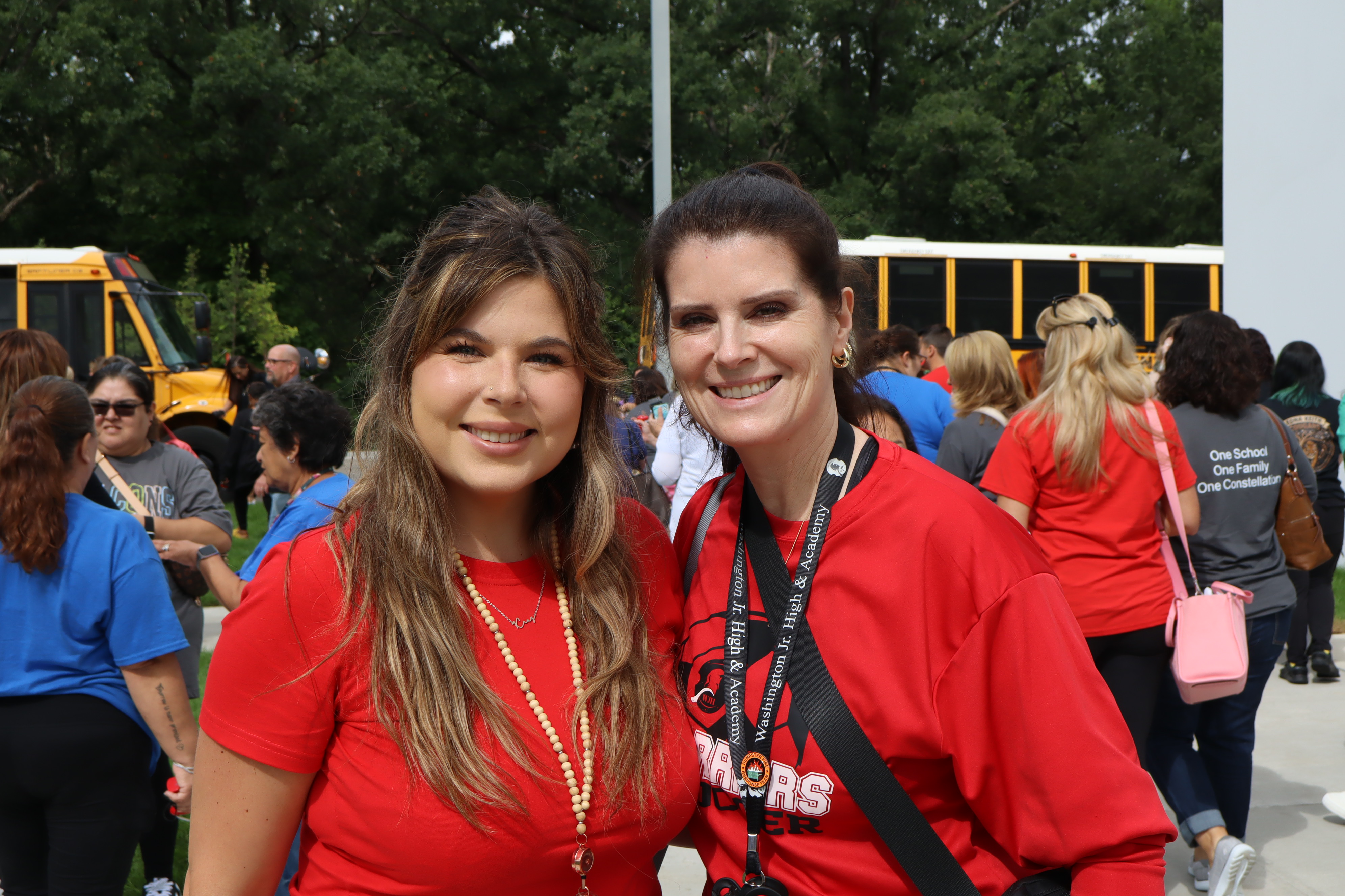 two Washington teachers on Institute Day