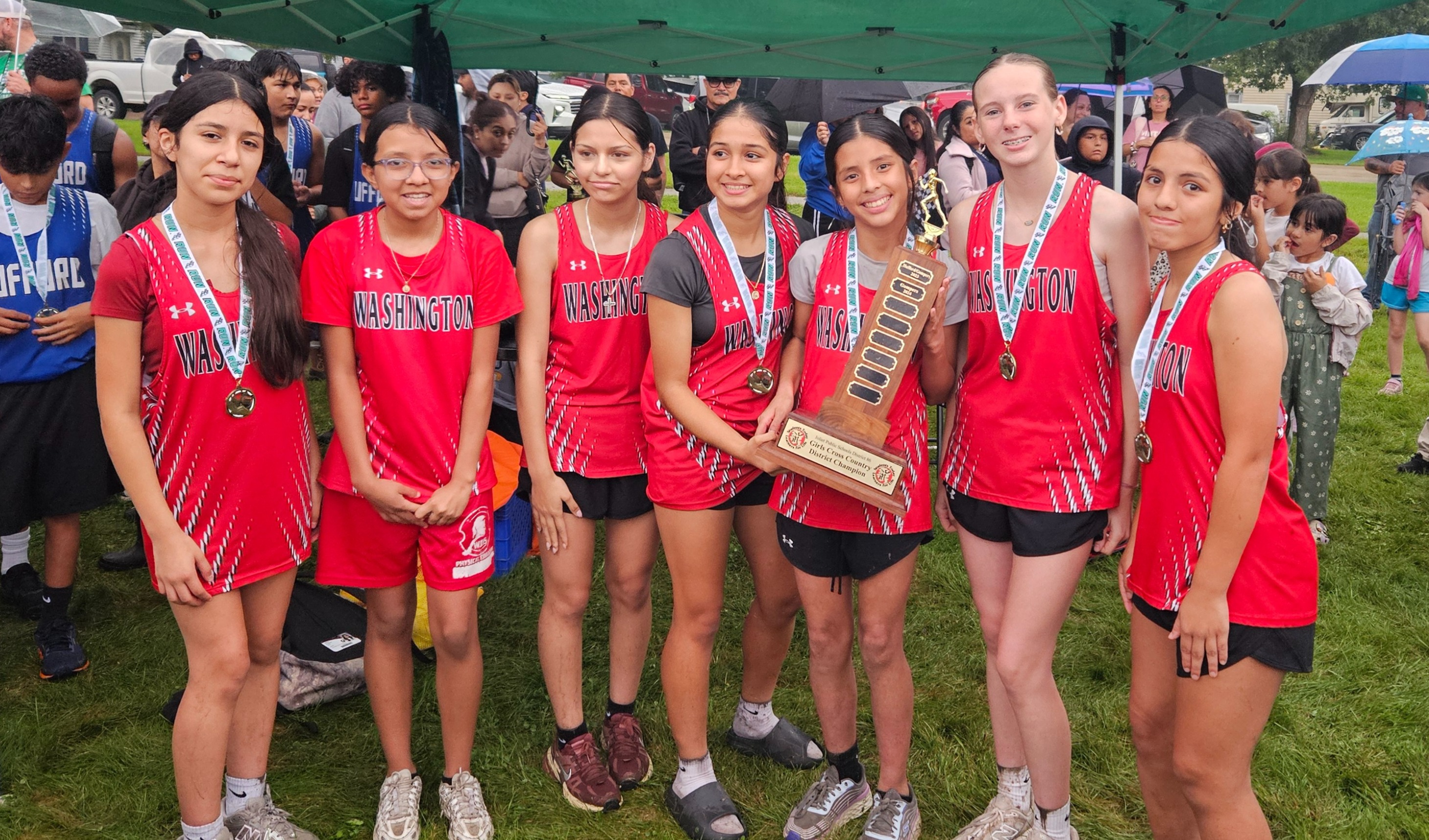 Washington Girls Cross County District Champions