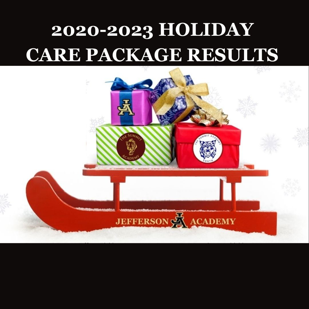 20-23 holiday care package results: sleigh with presents