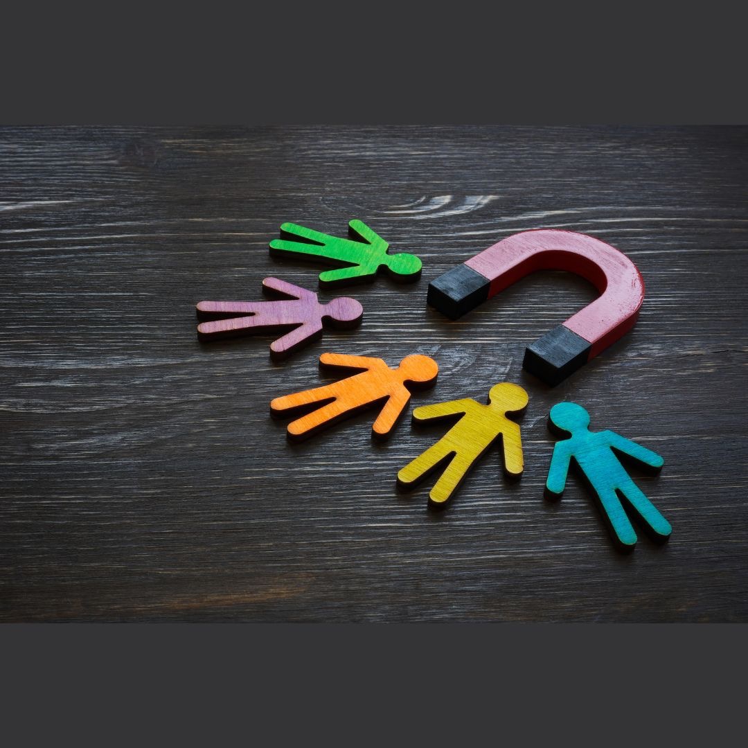 magnet and people