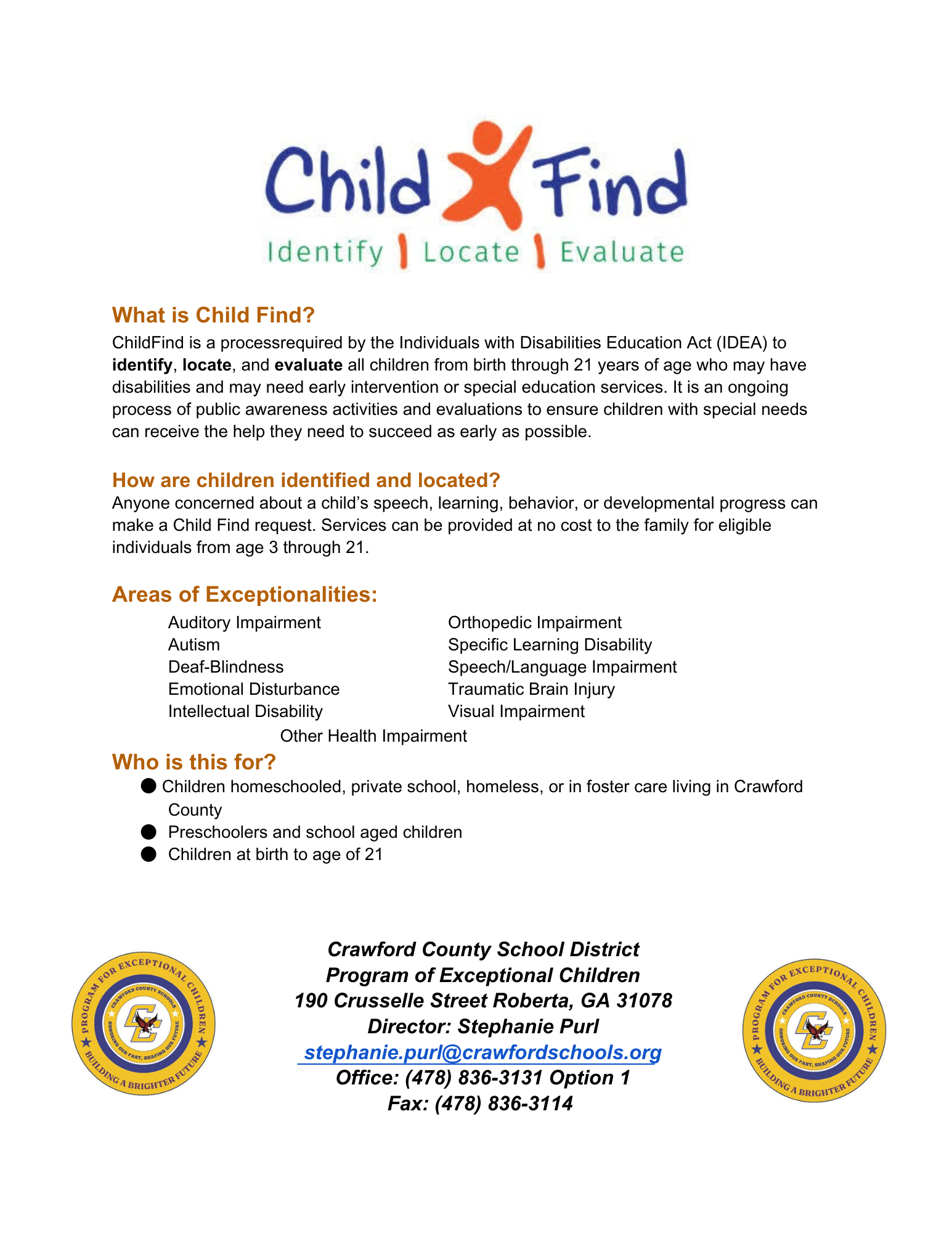 2025 Child Find (Englich)