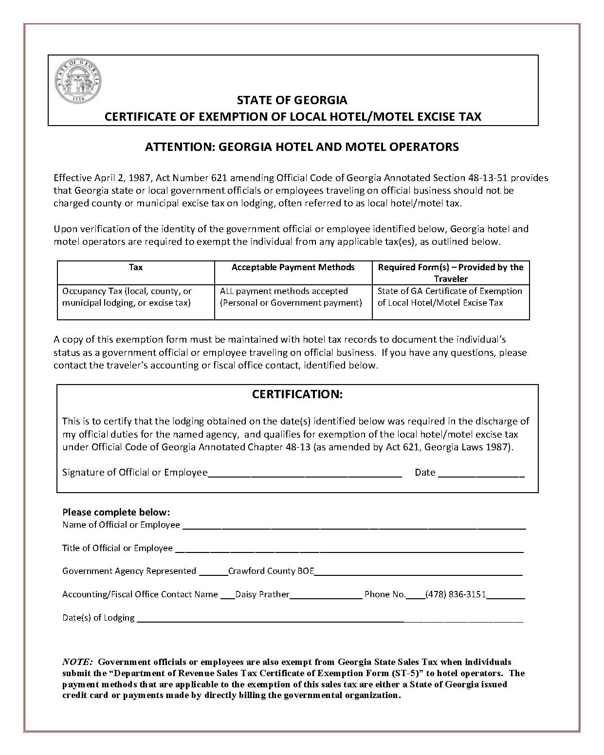2026 SOG Hotel Lodging form