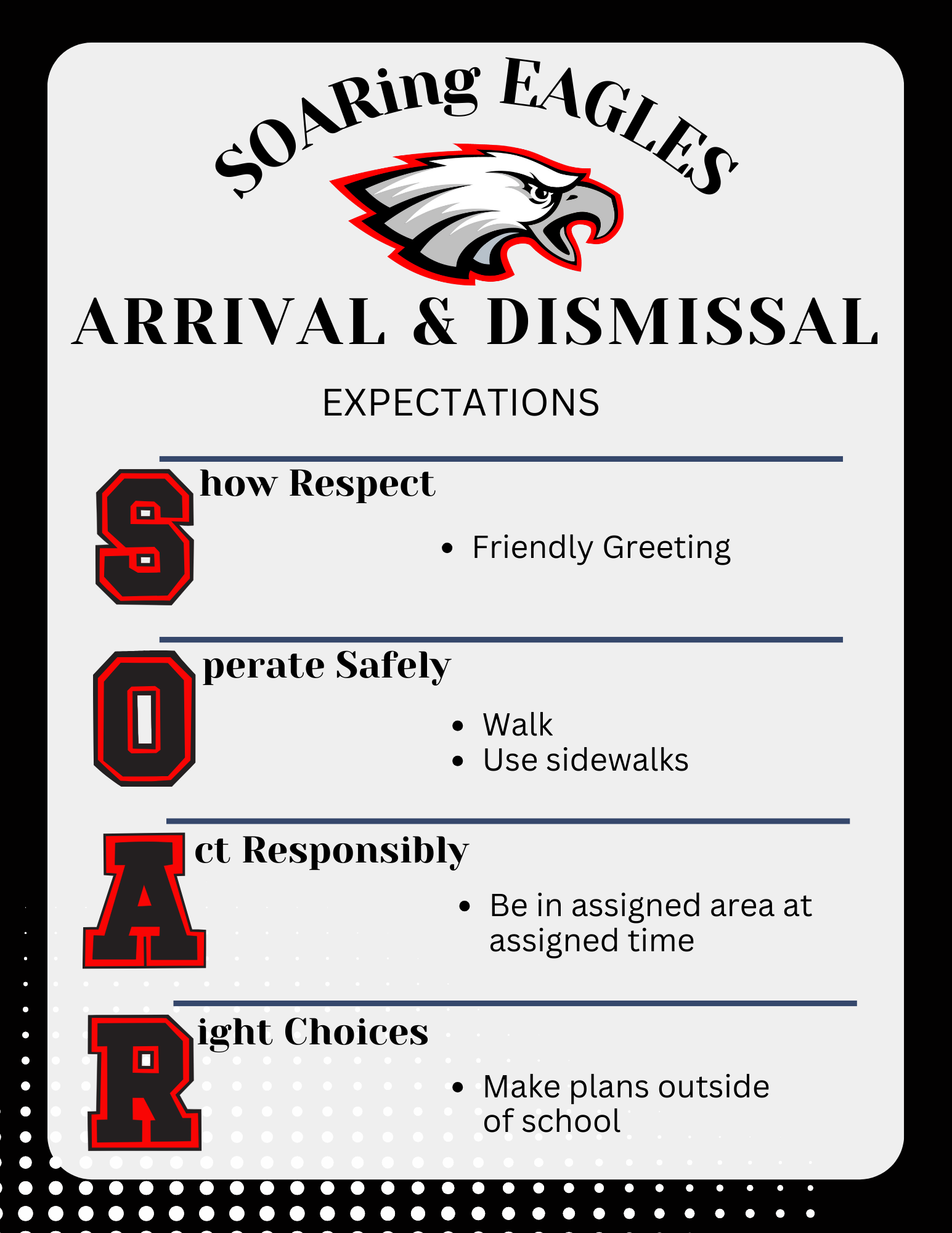 arrival&dissmisal