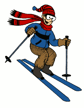 ski drawing