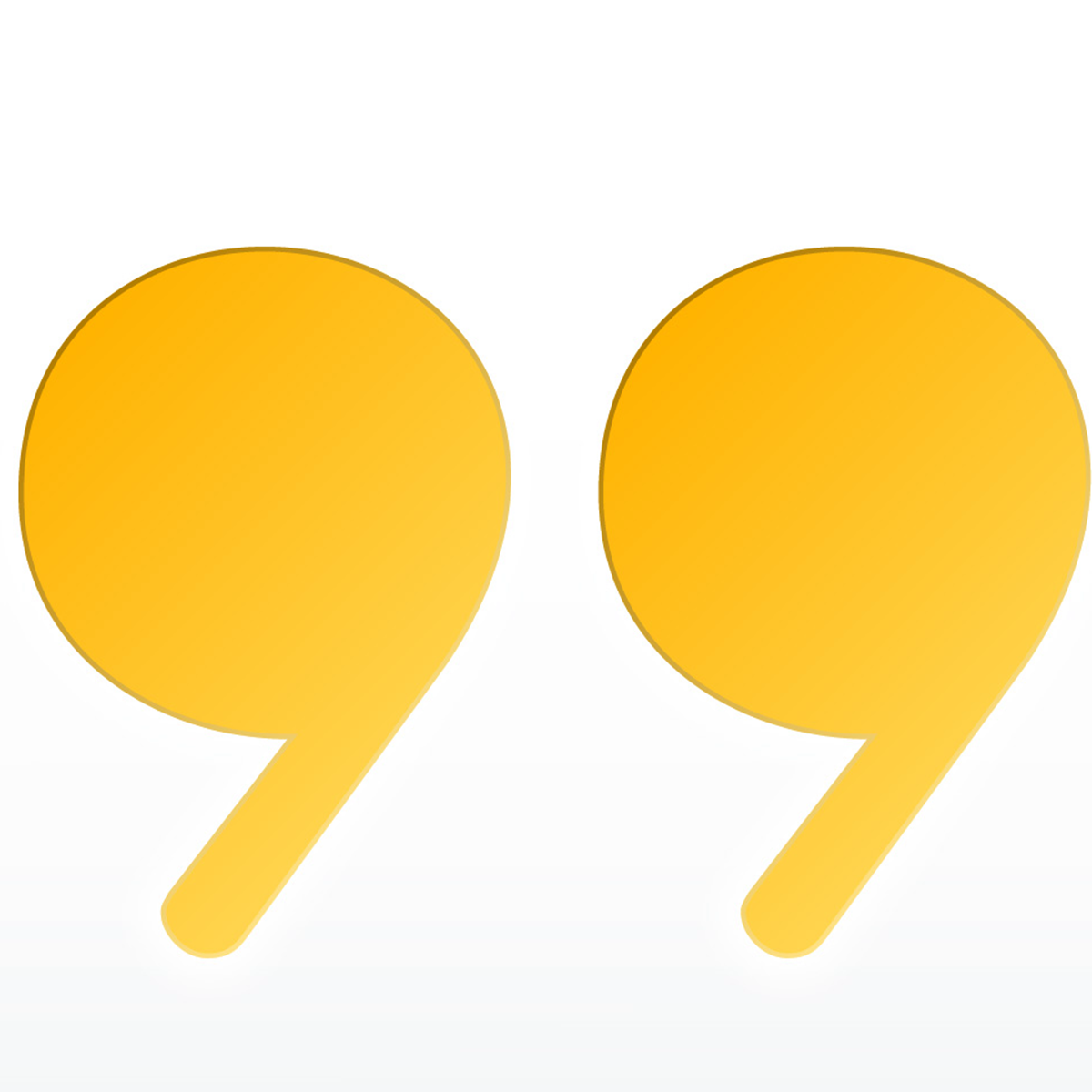 yellow quotation marks image