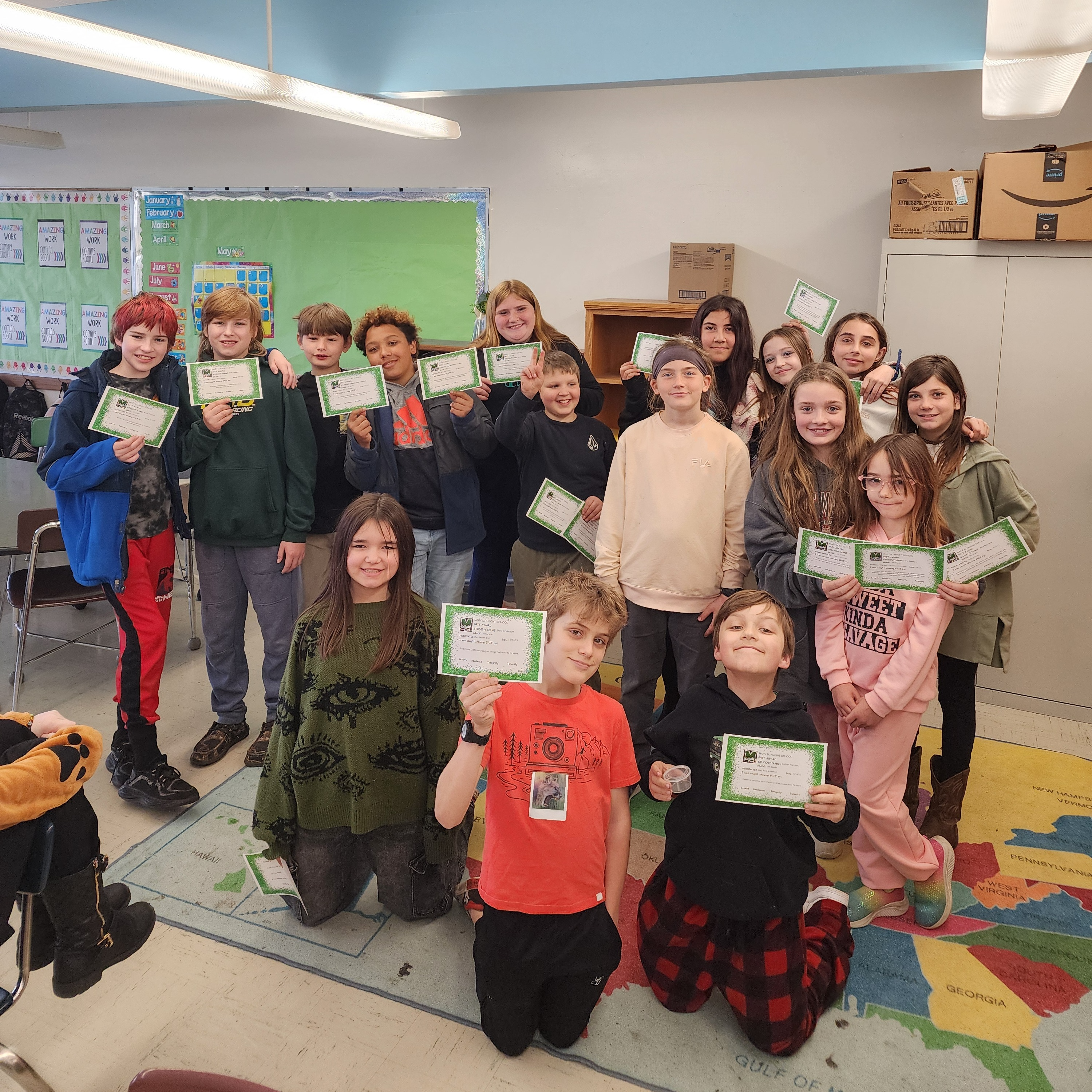 Bodhi Thomas, Silas Fletcher, Mason Haskins, Jacee House, James Koonrad, Emma Holmes, Avery Lohman, Rhea Paulsen, Renna Coleman, Ana Stamper, Chery Norred-Stout, Reid Anderson and Dalton Hansen