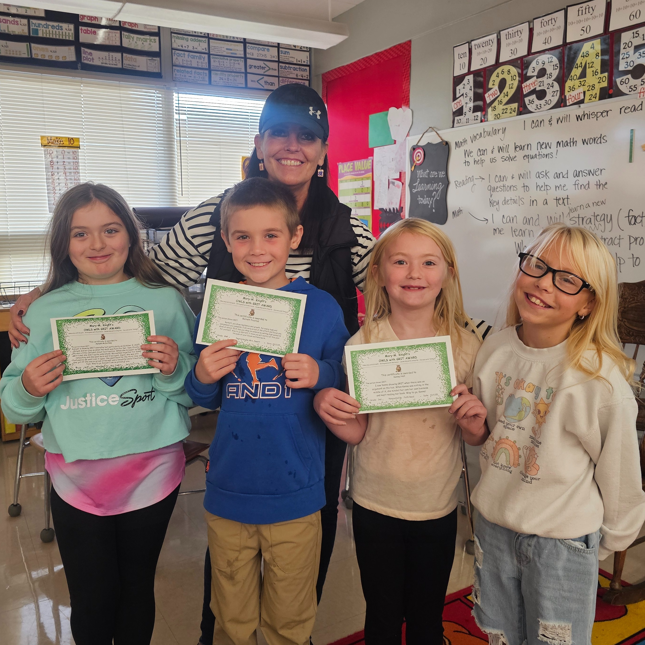 Aaliyah McCartney, Barratt Fostad and Kenna Hall