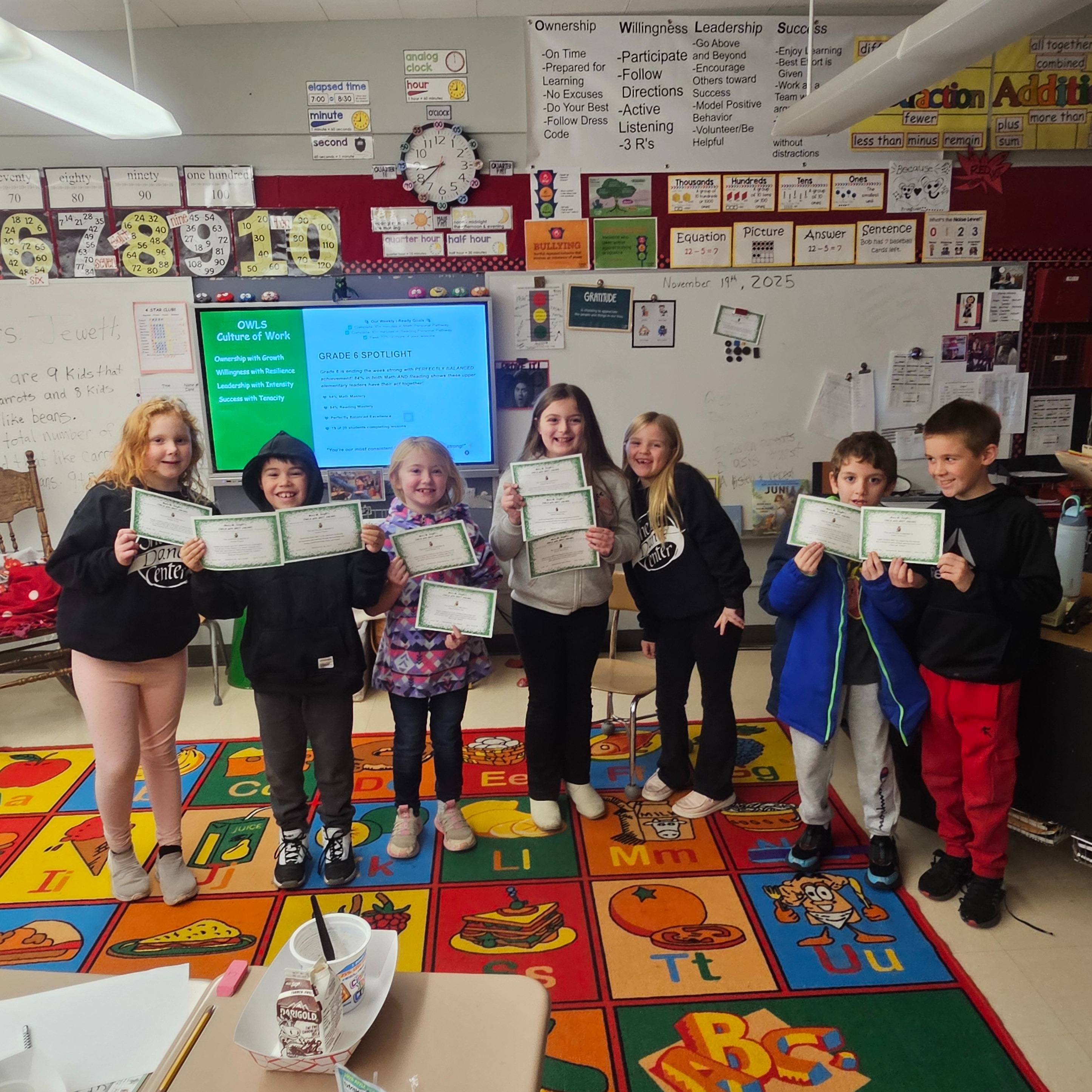 Raegyn, Haiden, Kenna, Aaliyah, Jasper and Barratt