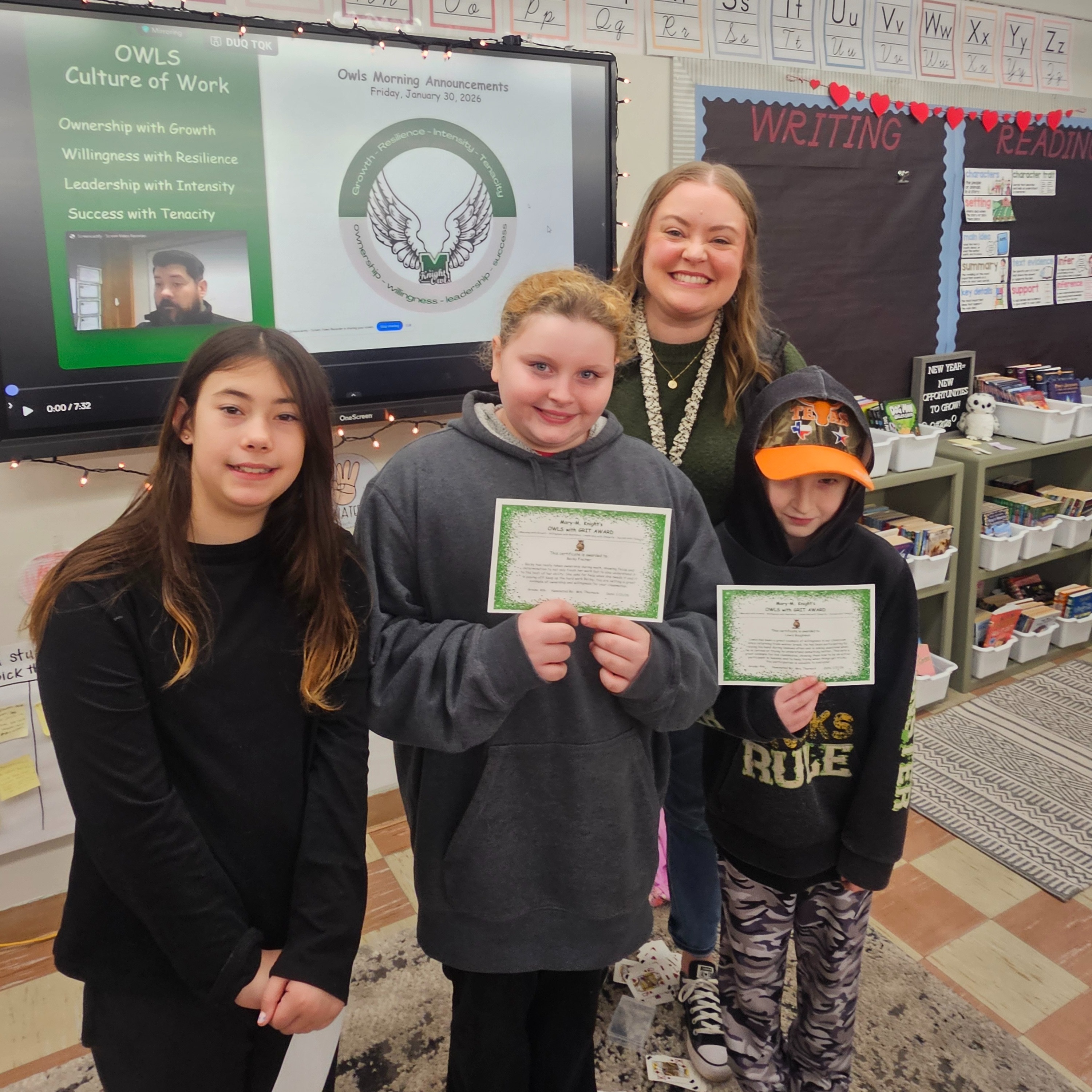 Anita Balzer, Becky Fischer and Lewis Baughman