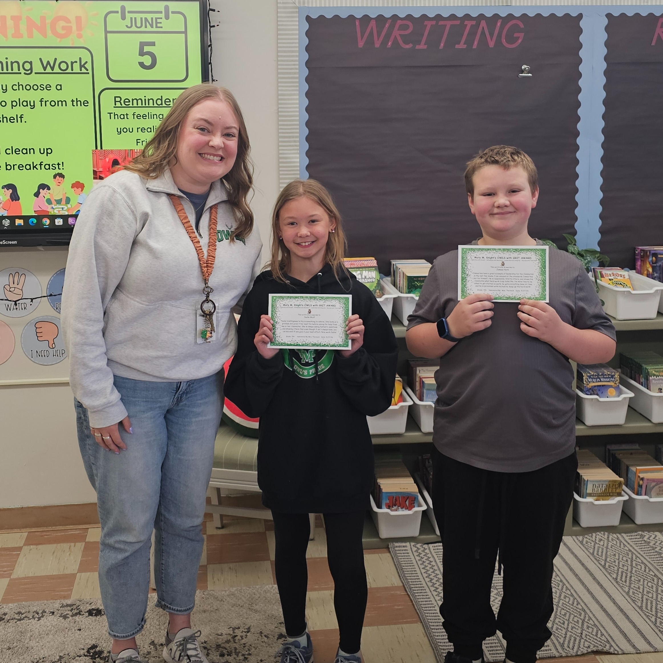 Sadie Wulf and James Horn