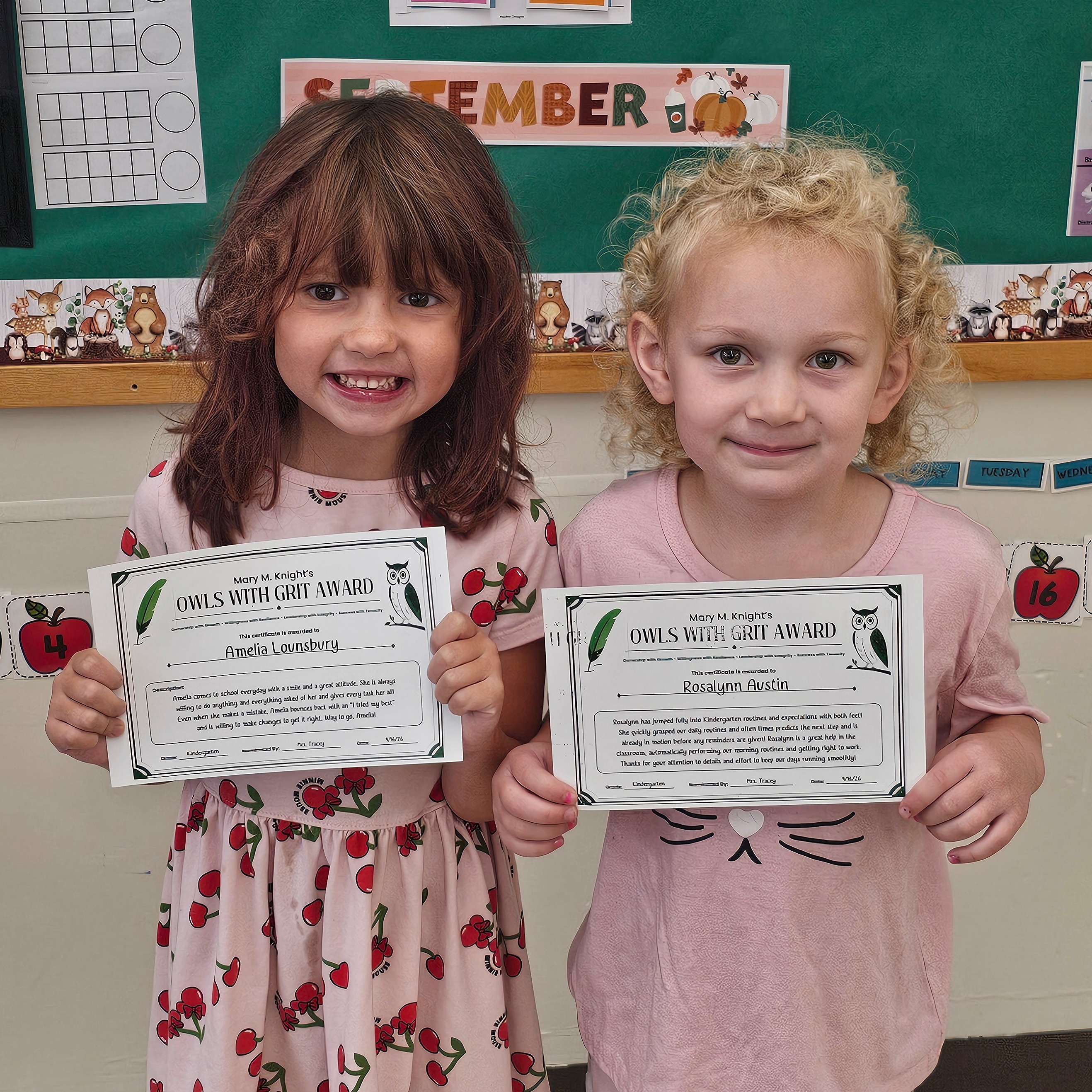 Amelia Lounsbury and Rosalynn Austin
