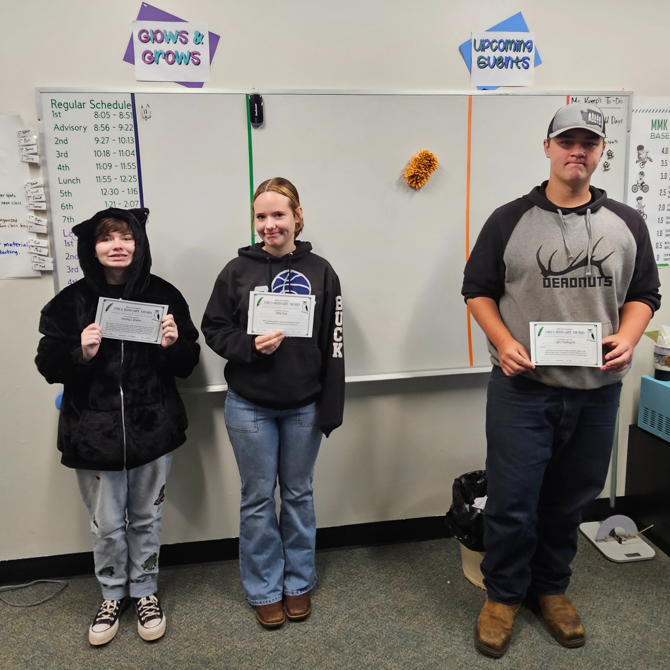 Destiny LaRance, Bella Buck and Tyler Baslington
