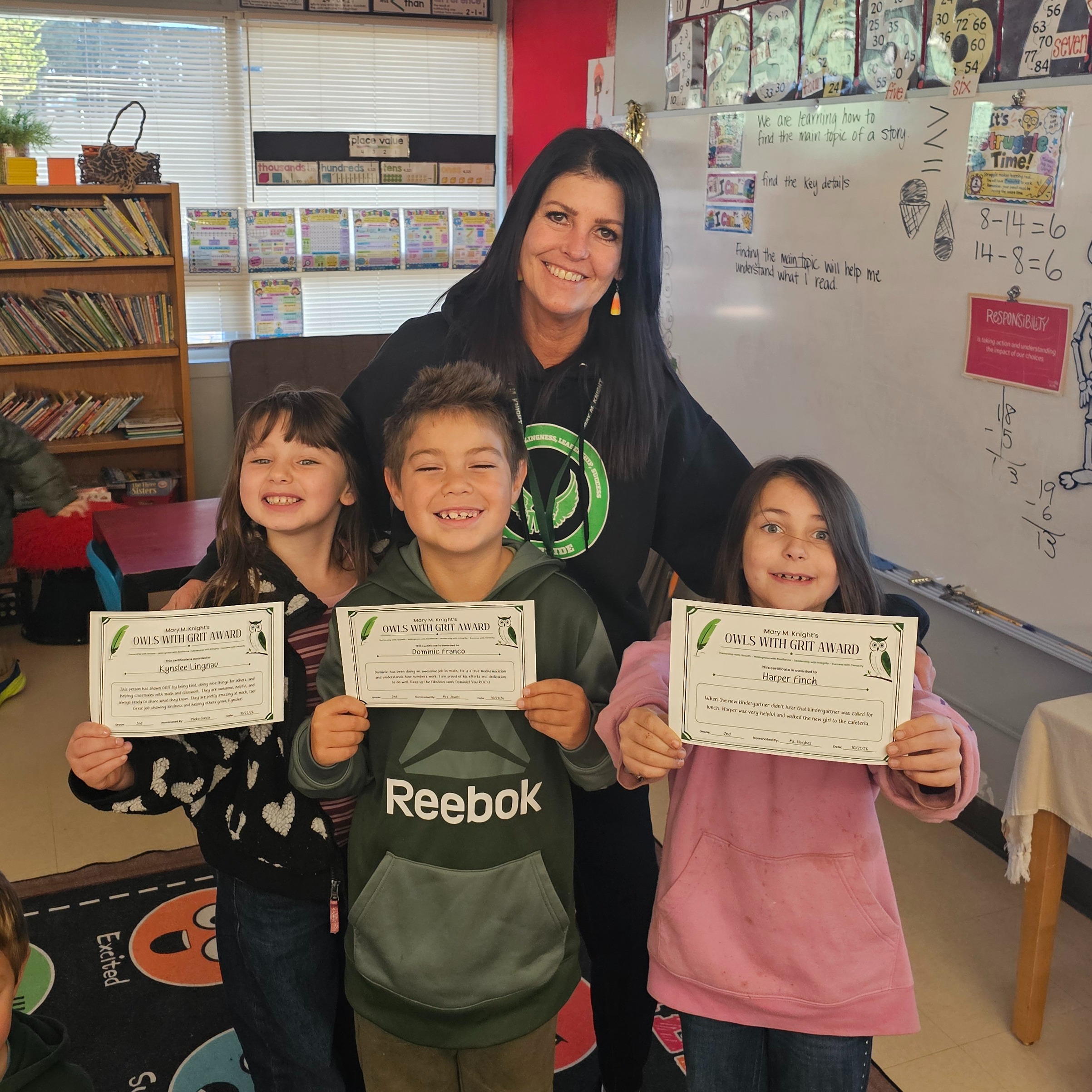 Kynslee Lingnau, Dominic Franco and Harper Finch