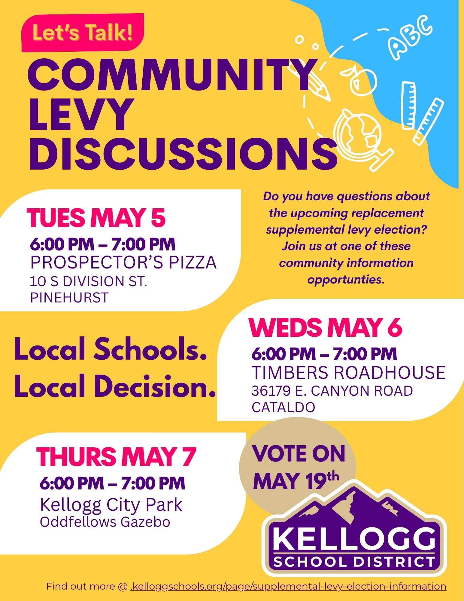 Public Information Opportunities