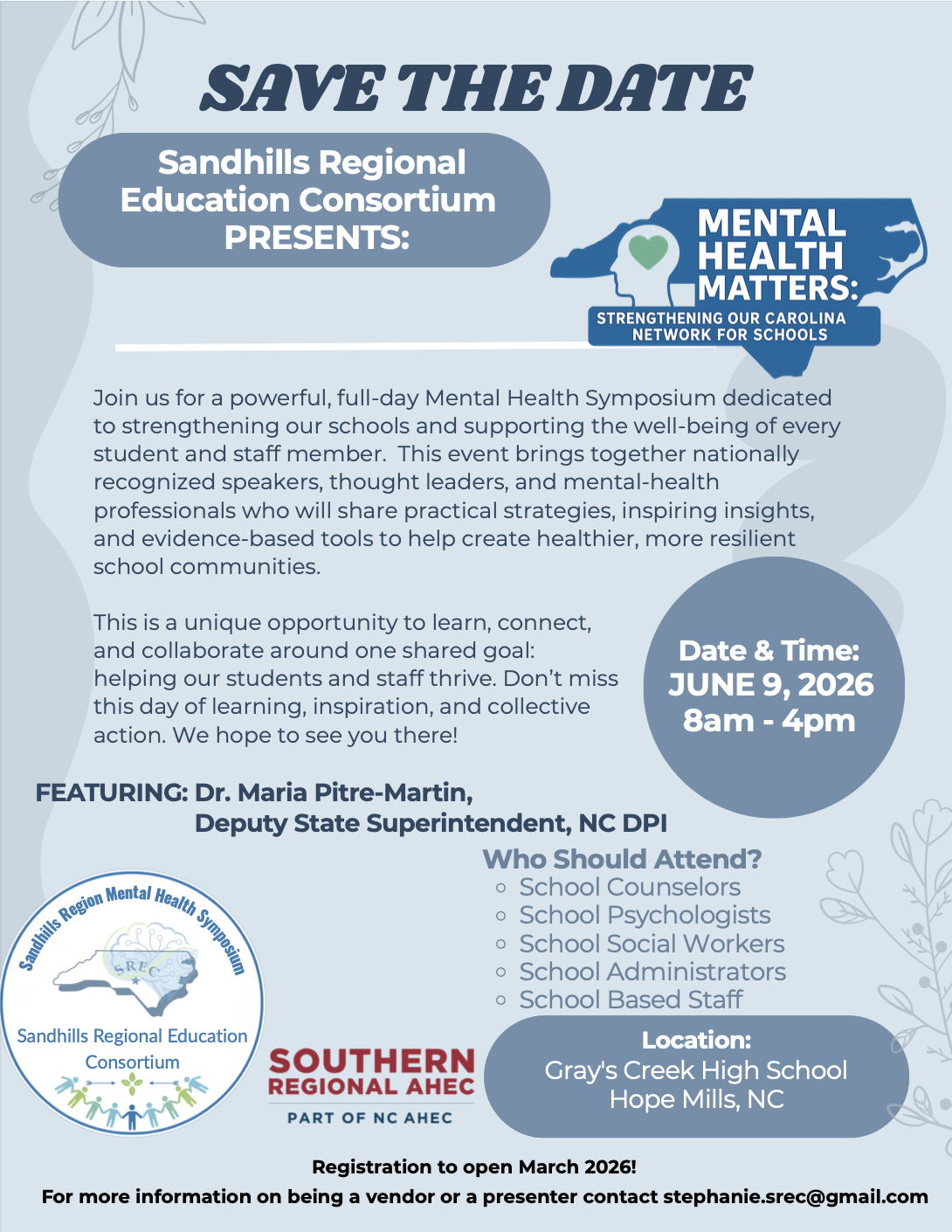 2026 Symposium Save the Date 