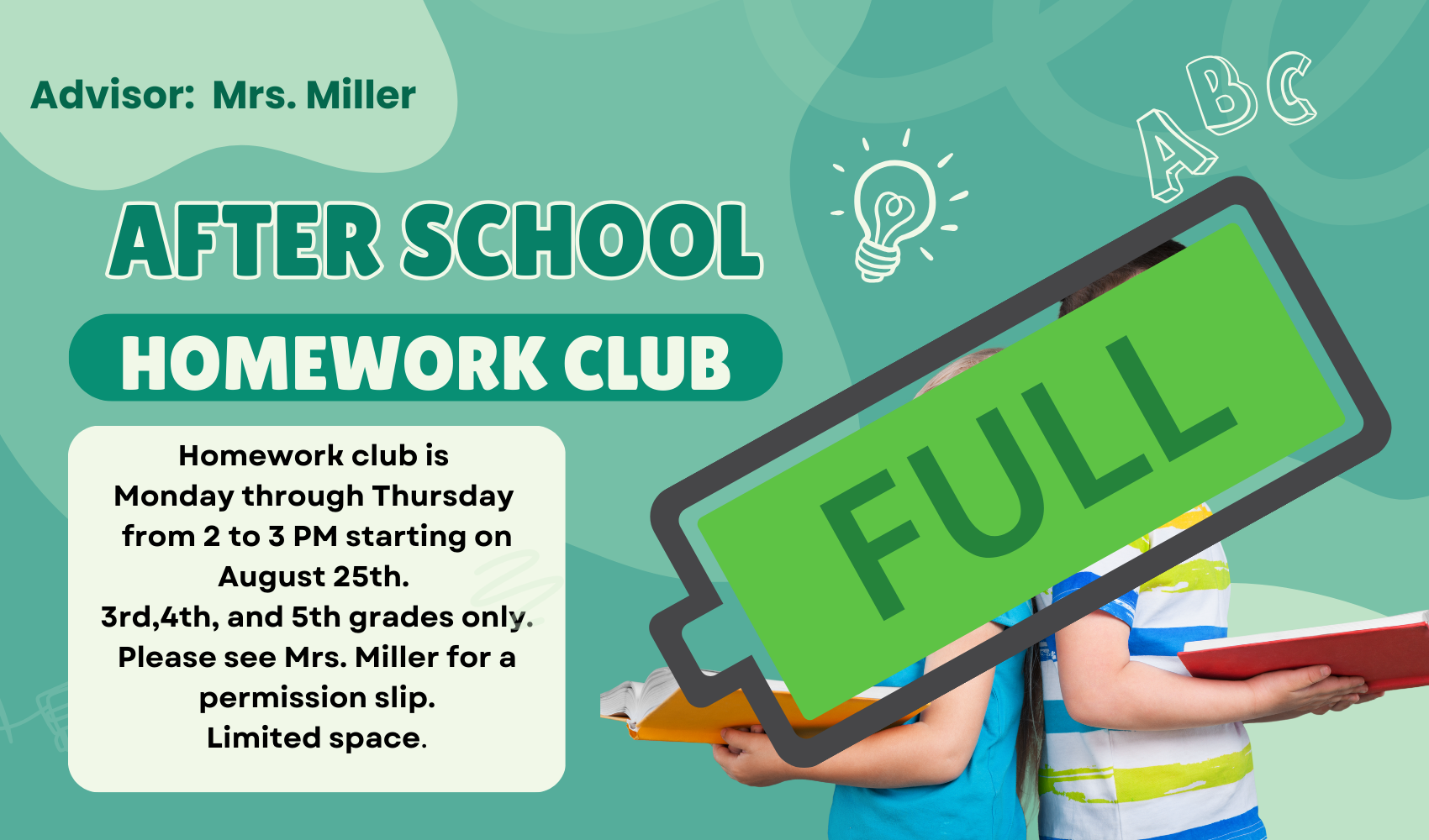 Millers  homework club ( full)