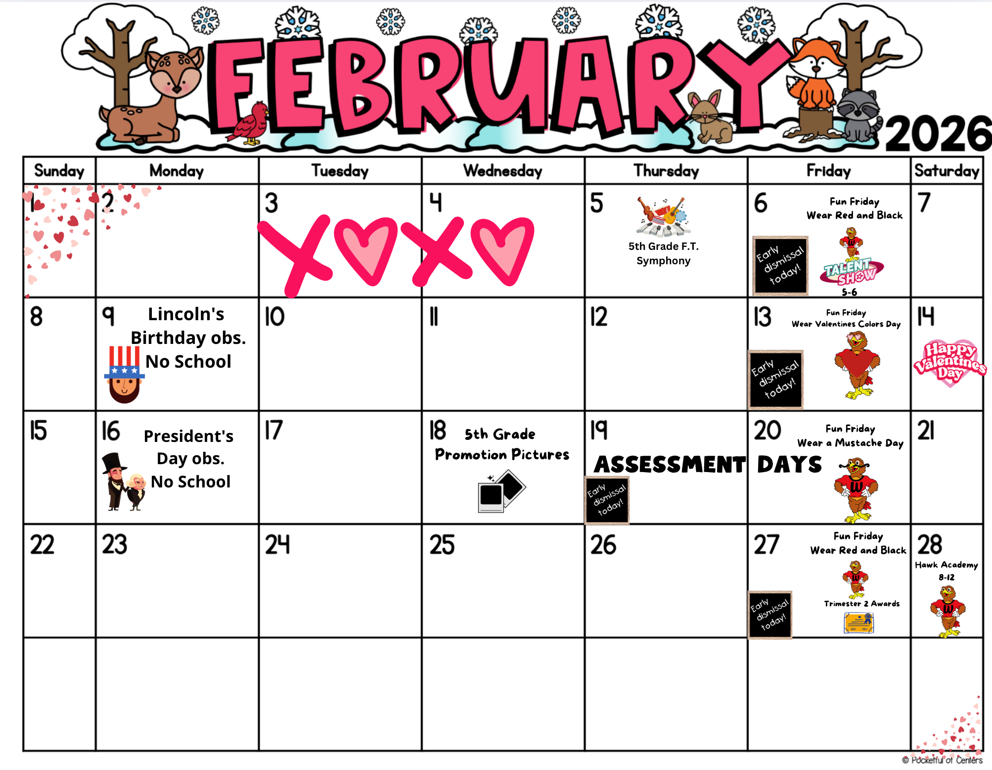 feb calendar
