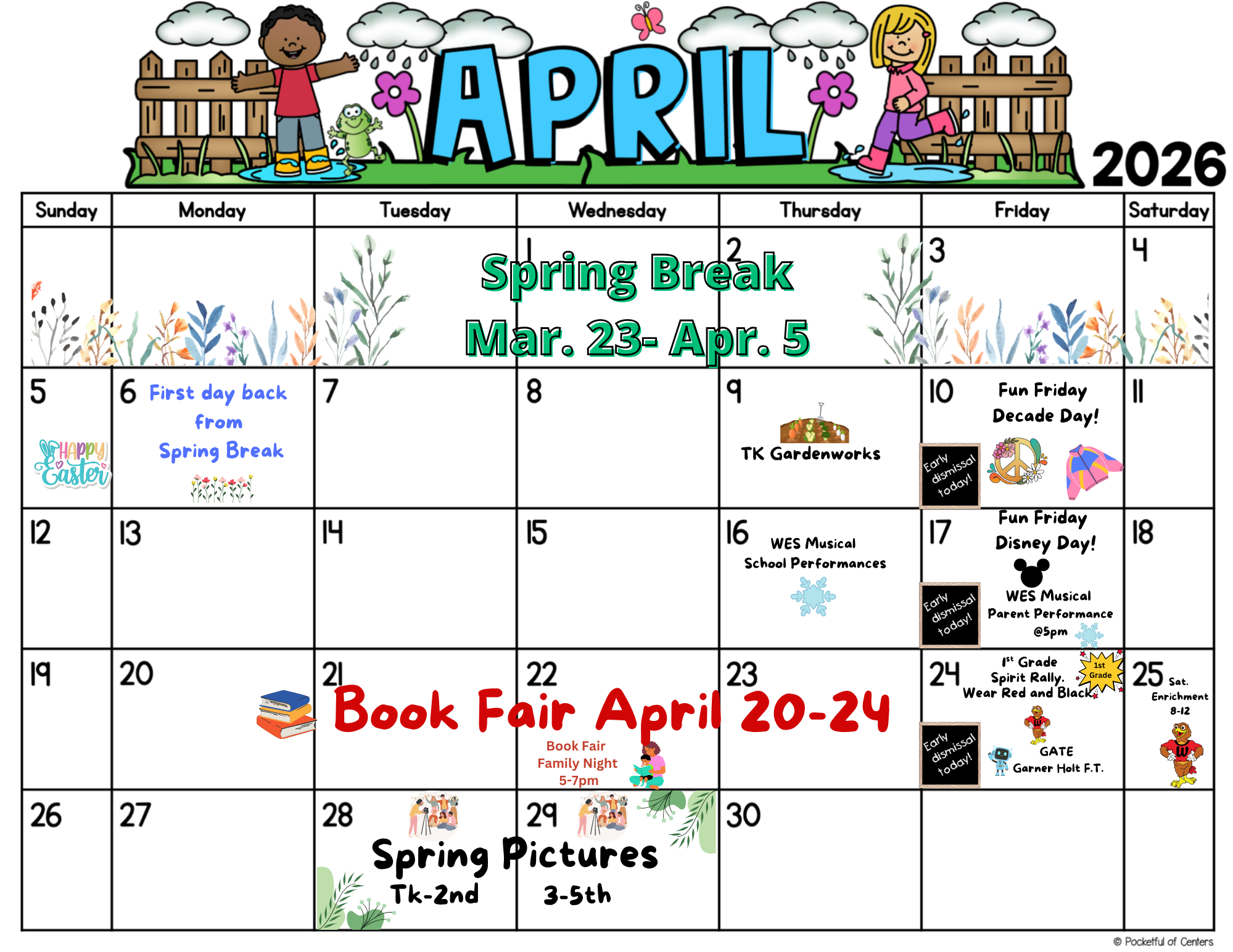 april parent calendar