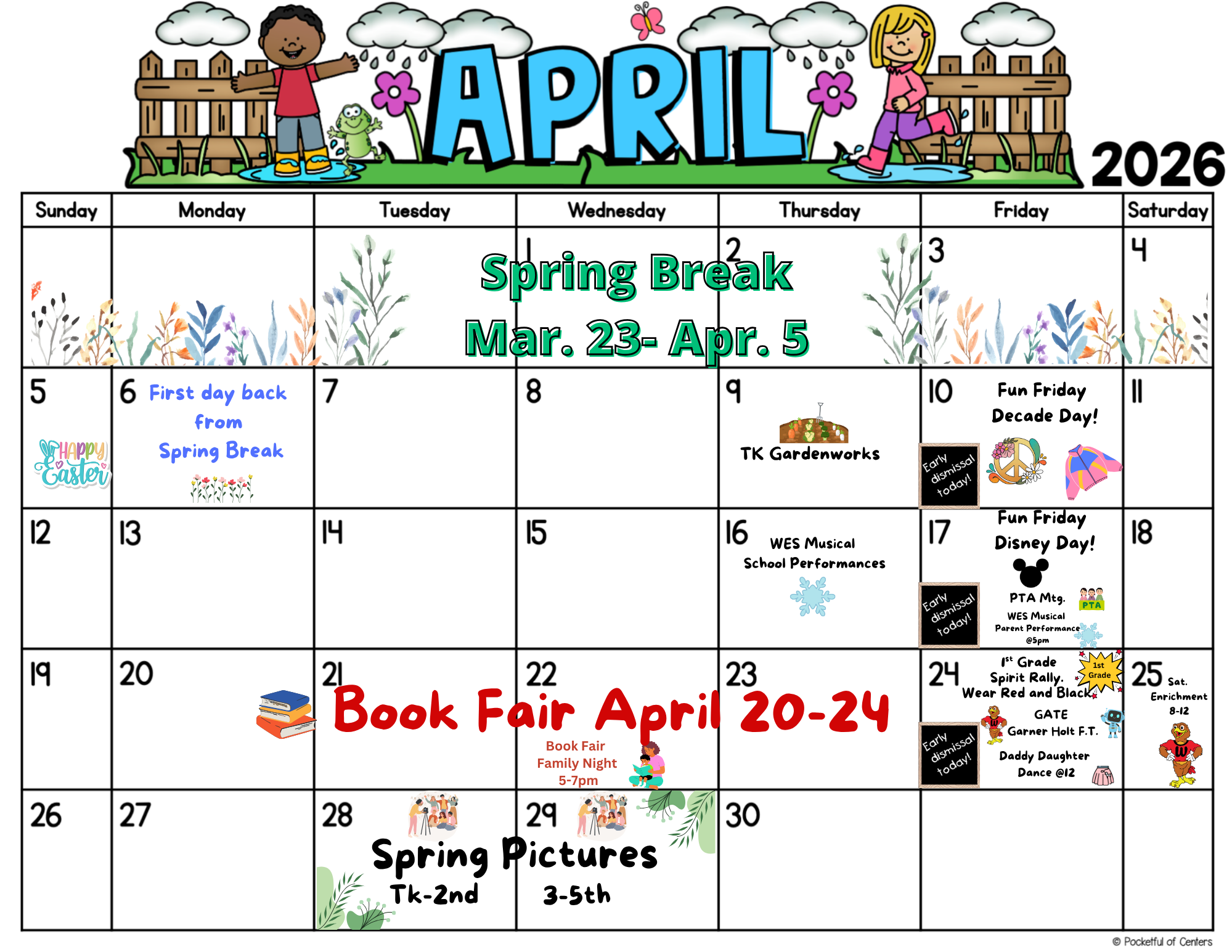 april parent calendar