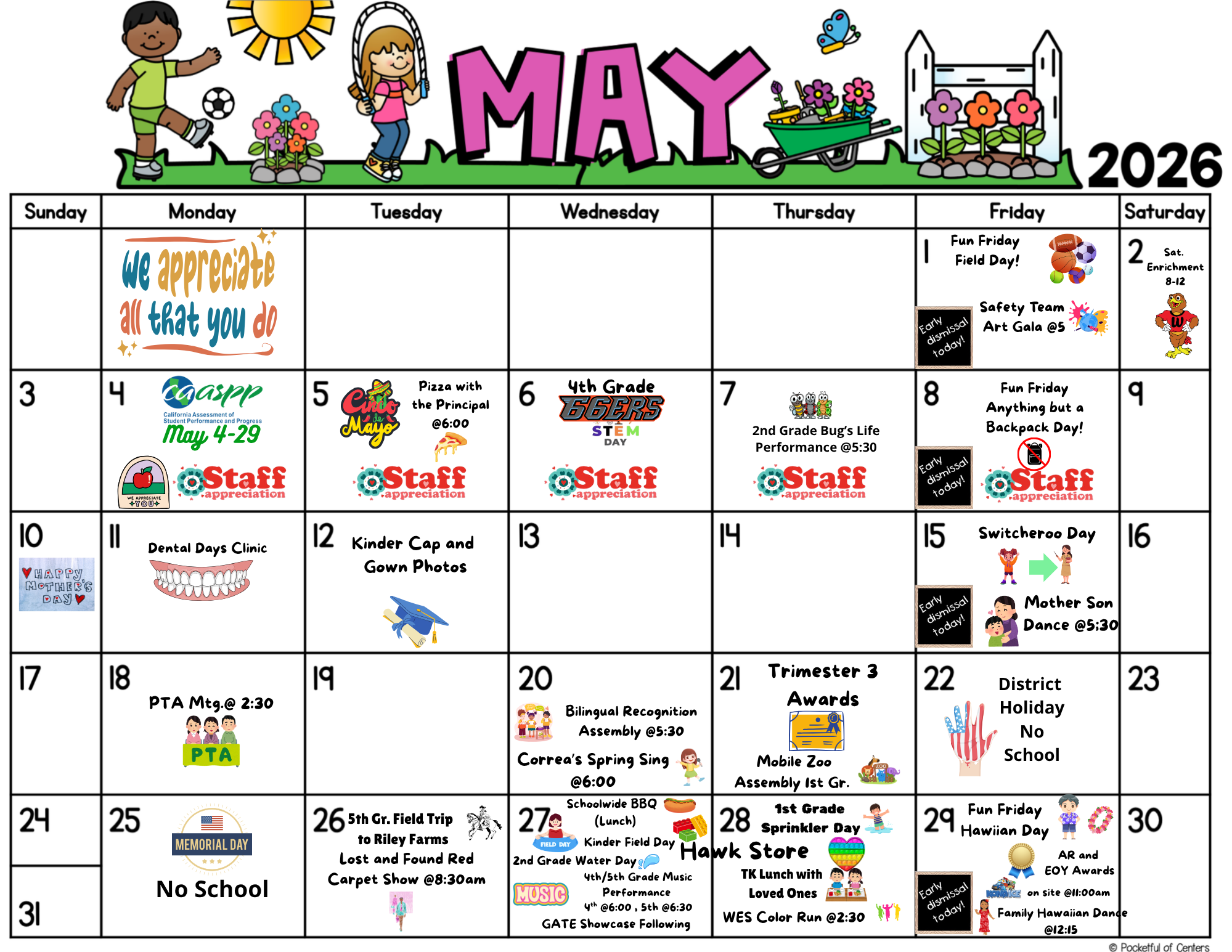 may parent calendar