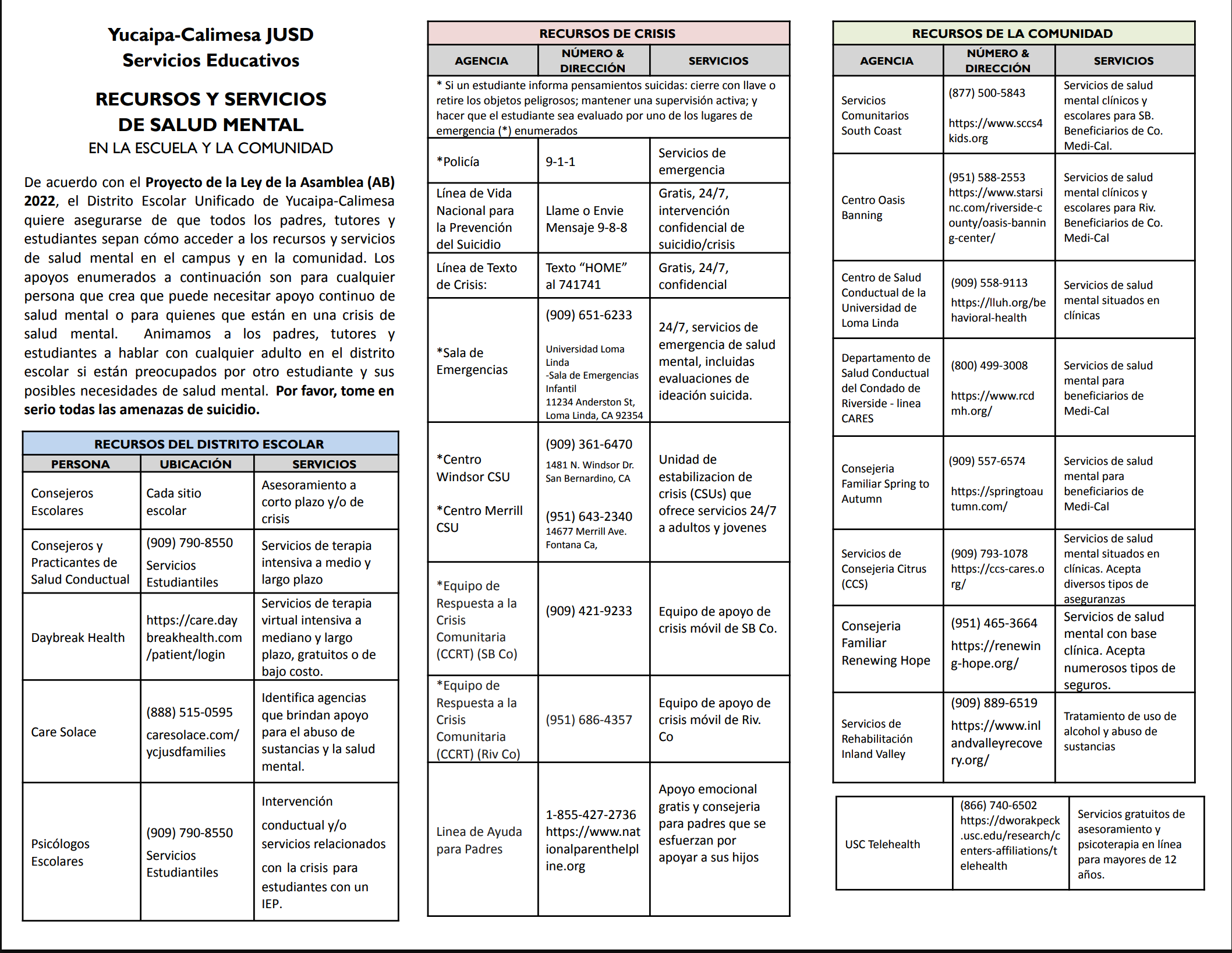 Counseling Document