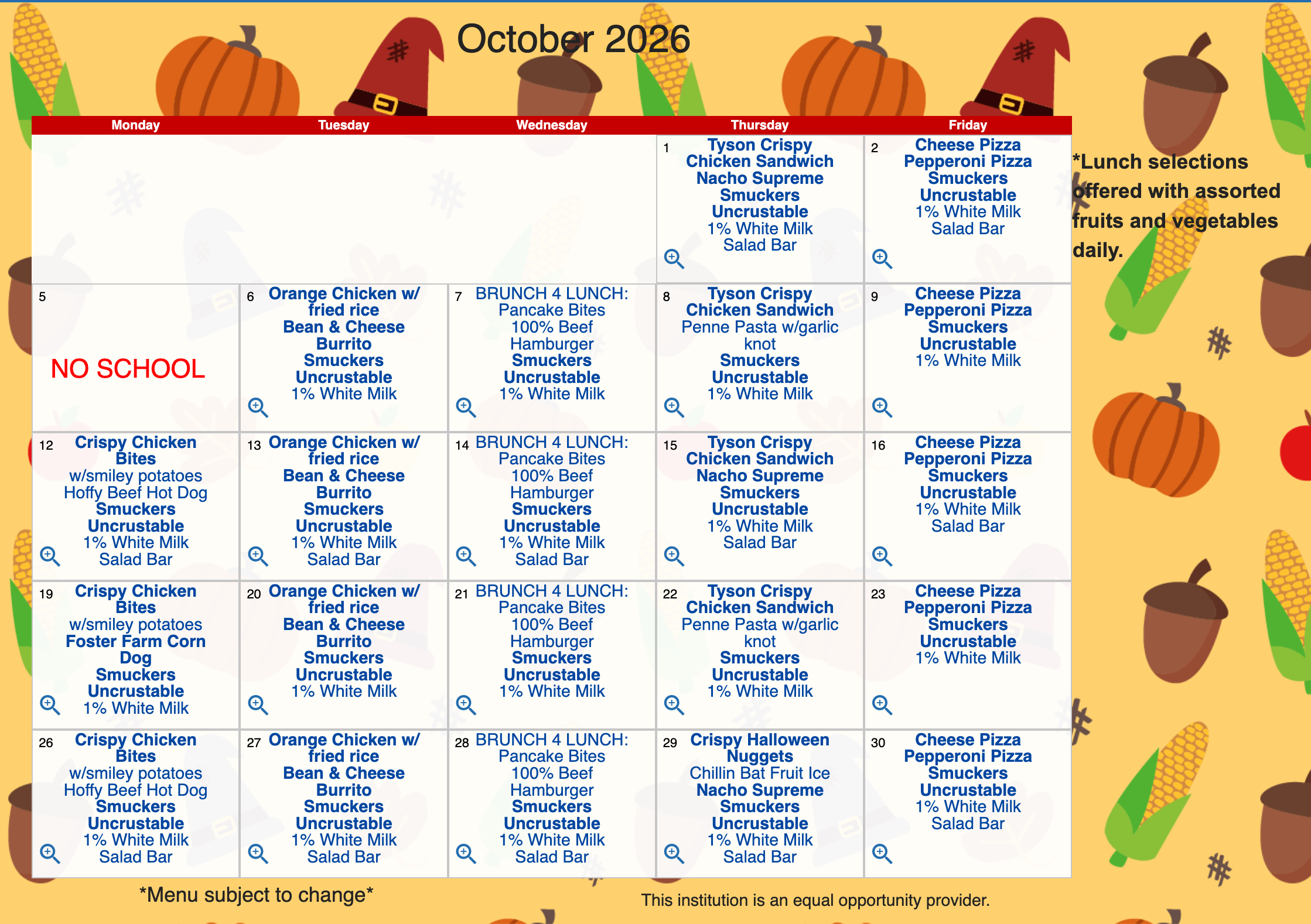 oct lunch