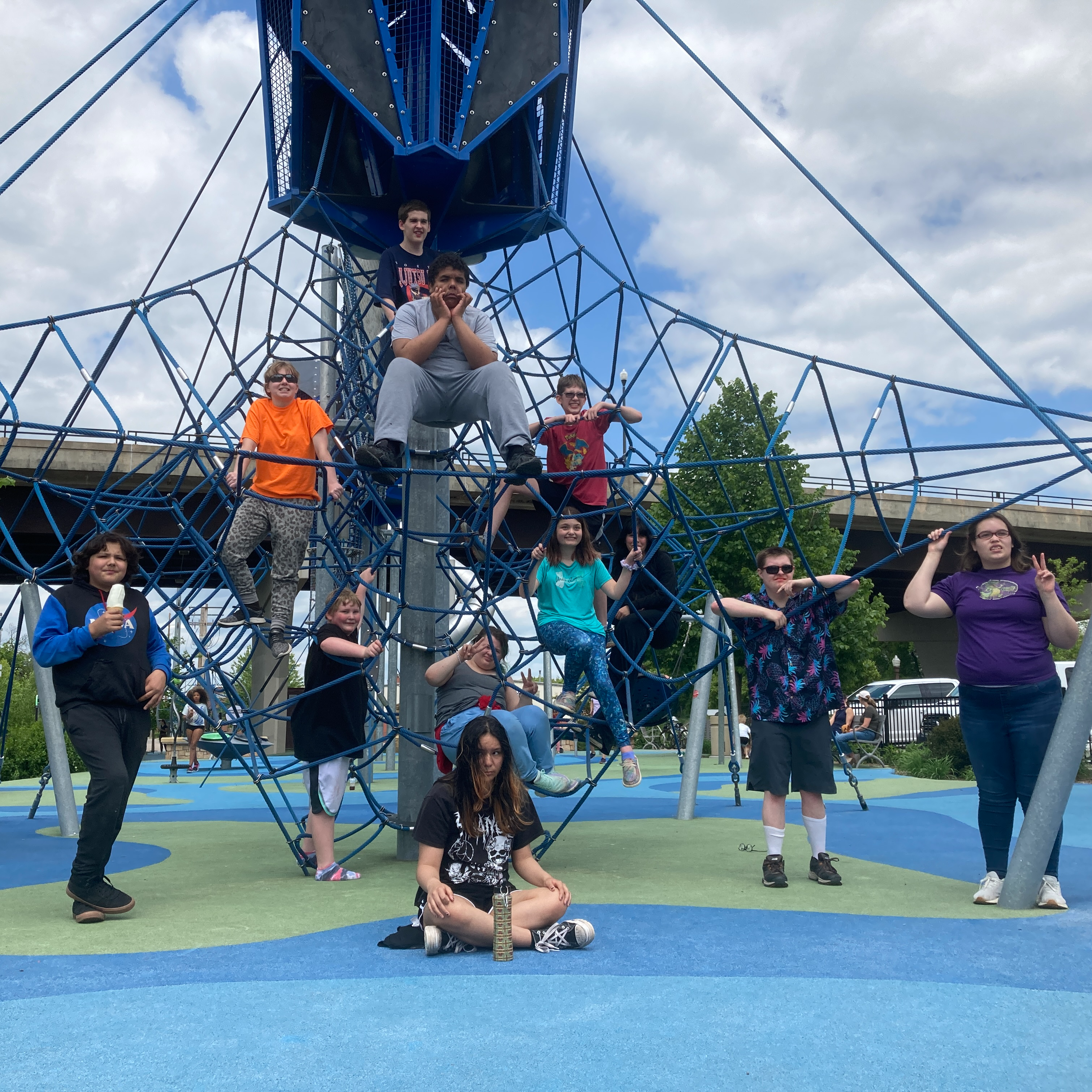 Children on a playground