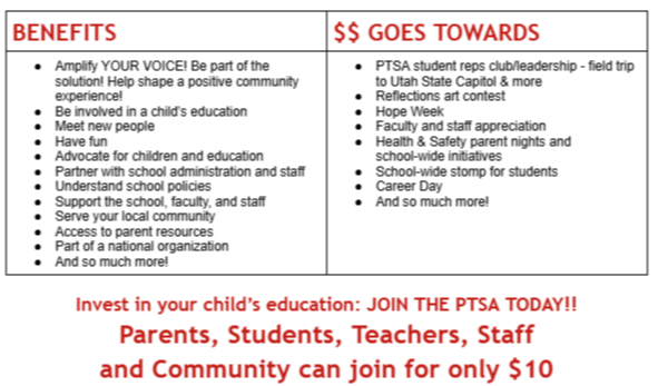 benefits of joining ptsa