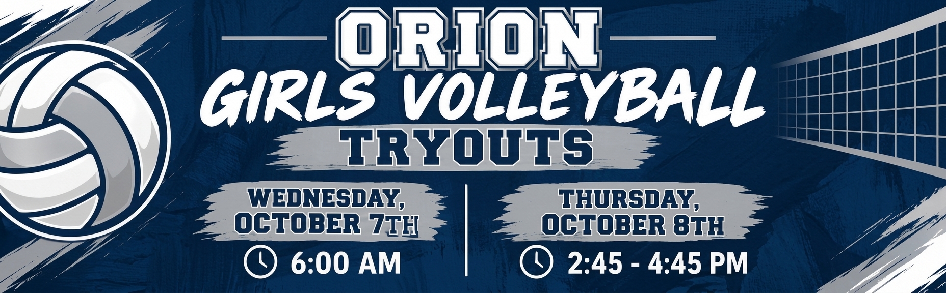 volleyball tryouts