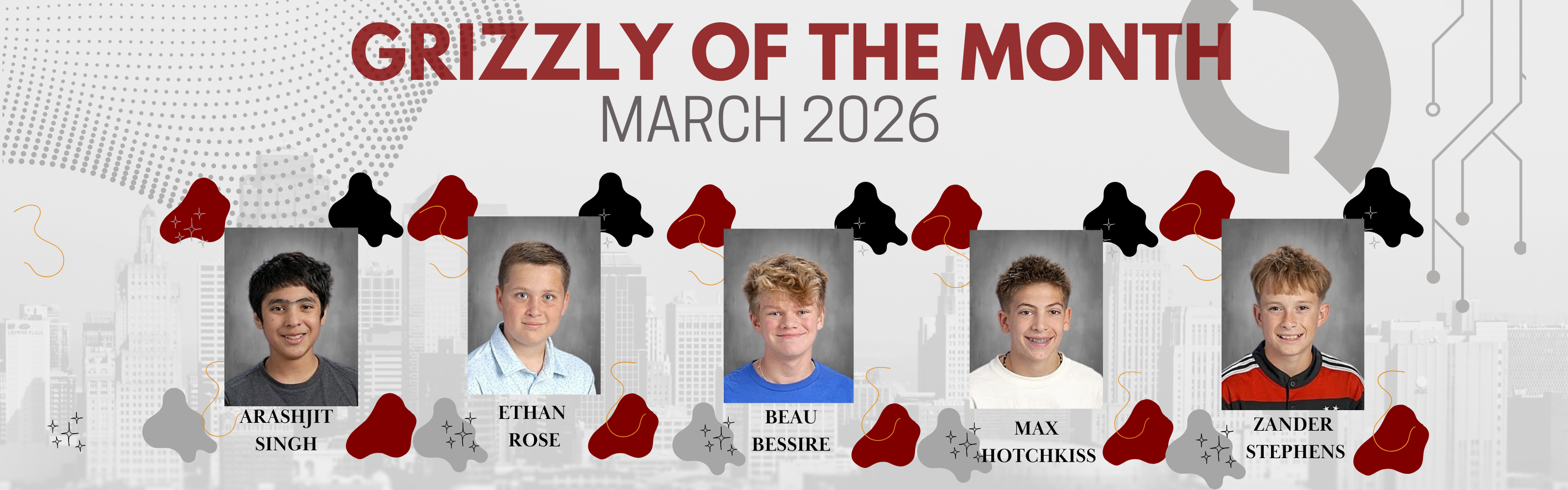 Grizzlies of the Month - March 2026