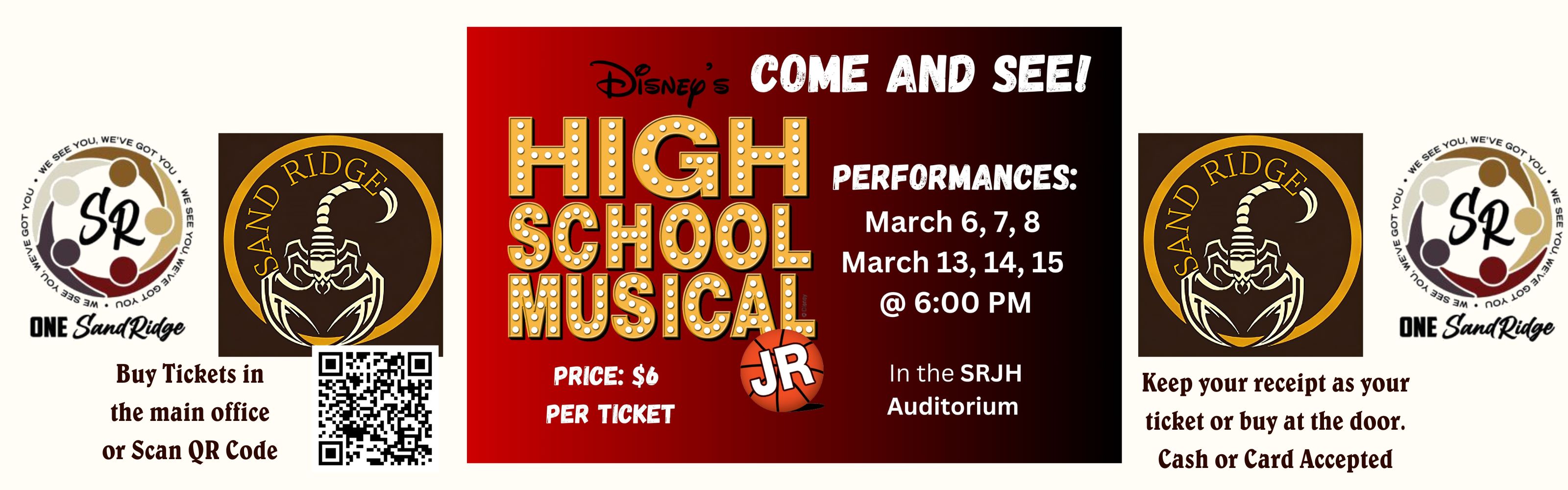 High School Musical Jr Tickets and Dates