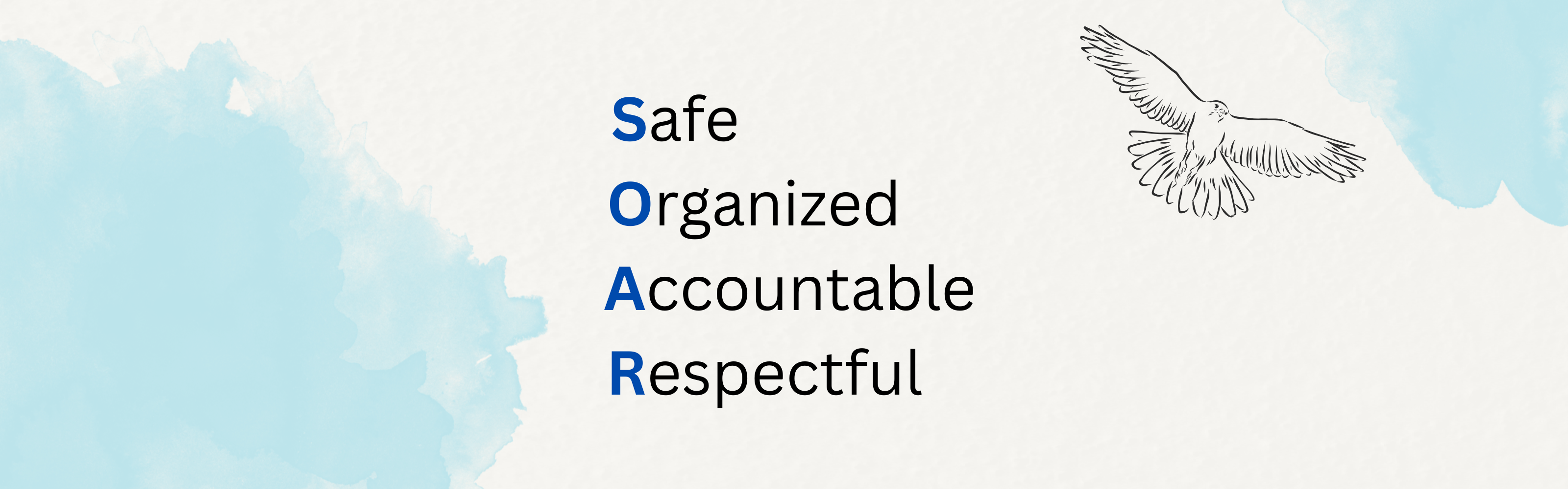 SOAR Expectations (Safe, Organized, Accountable, Respectful)