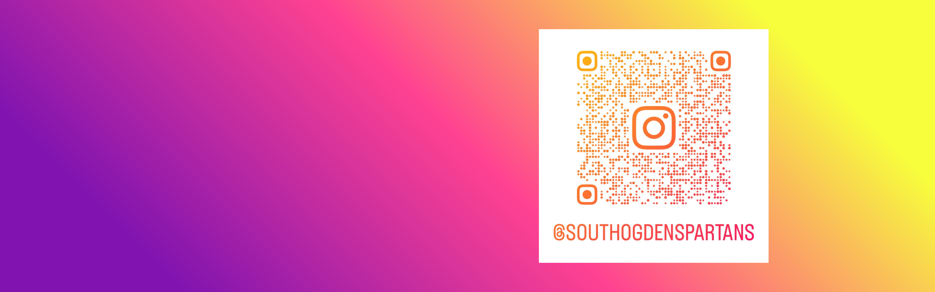 Instagram QR Code. See the link on the page to follow us.