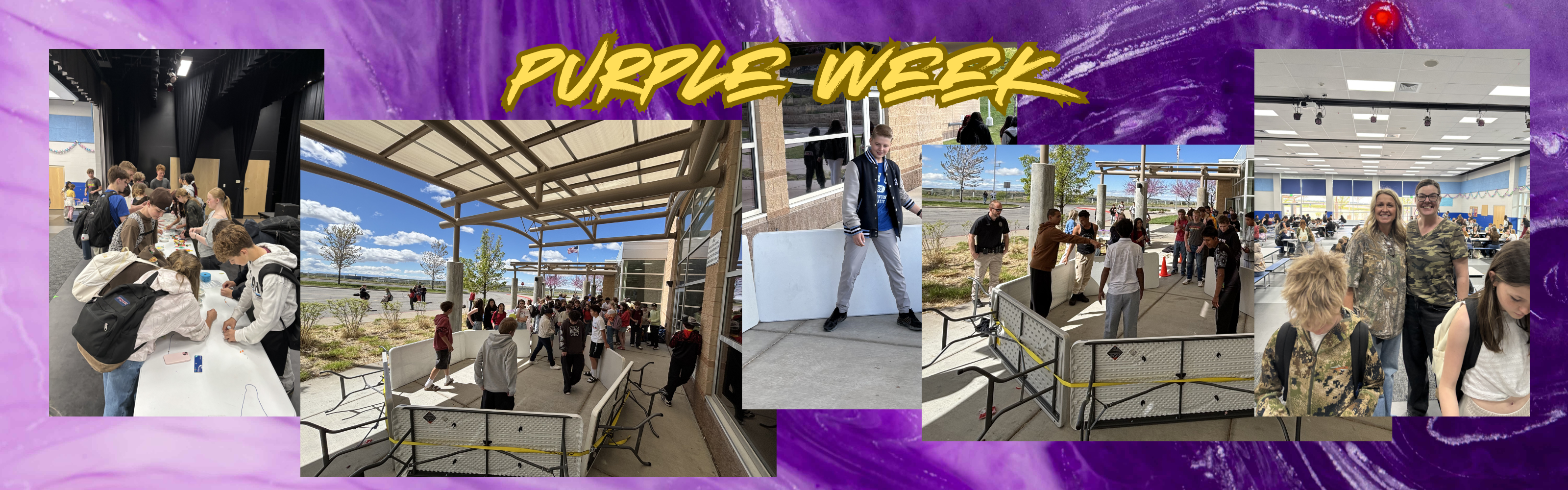purple week pictures.