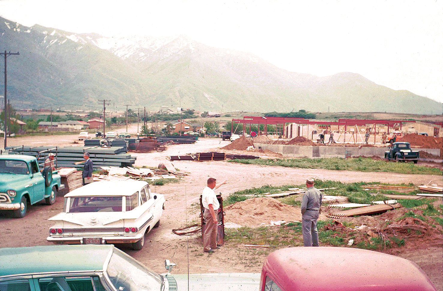 The finished school in 1963