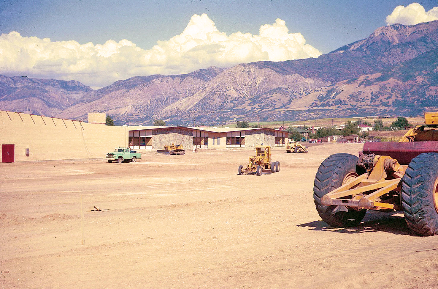 1962 - Looking through to Roosevelt Elementary