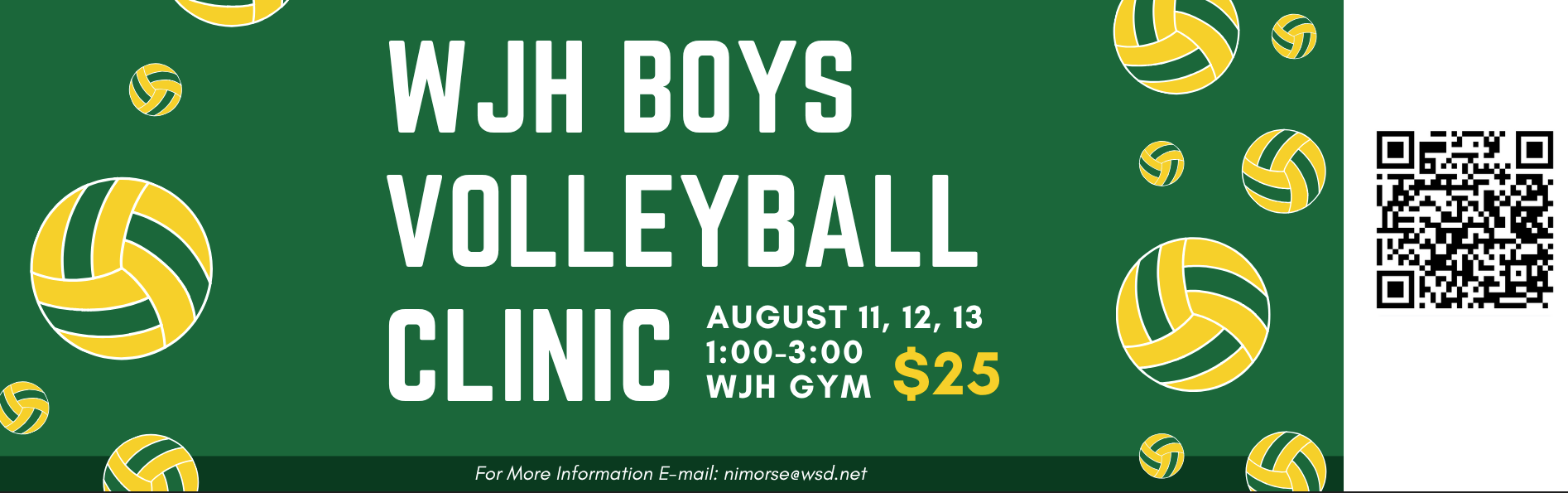 Boys Volleyb all Clinic Banner 