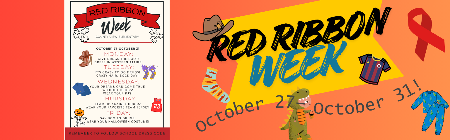 Red Ribbon Week October 27-October 31