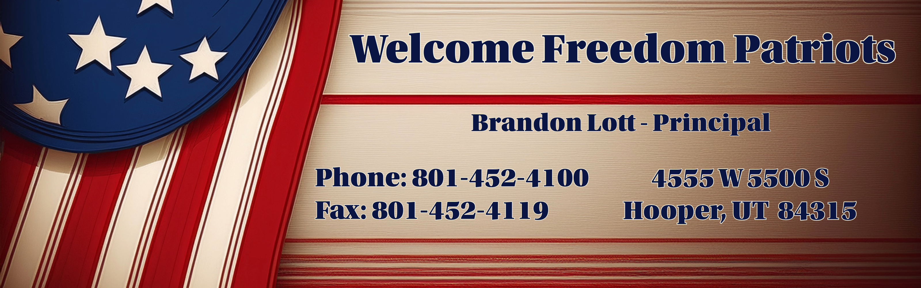 Welcome Banner