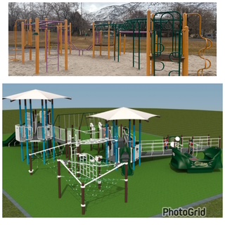 GA playground donation button