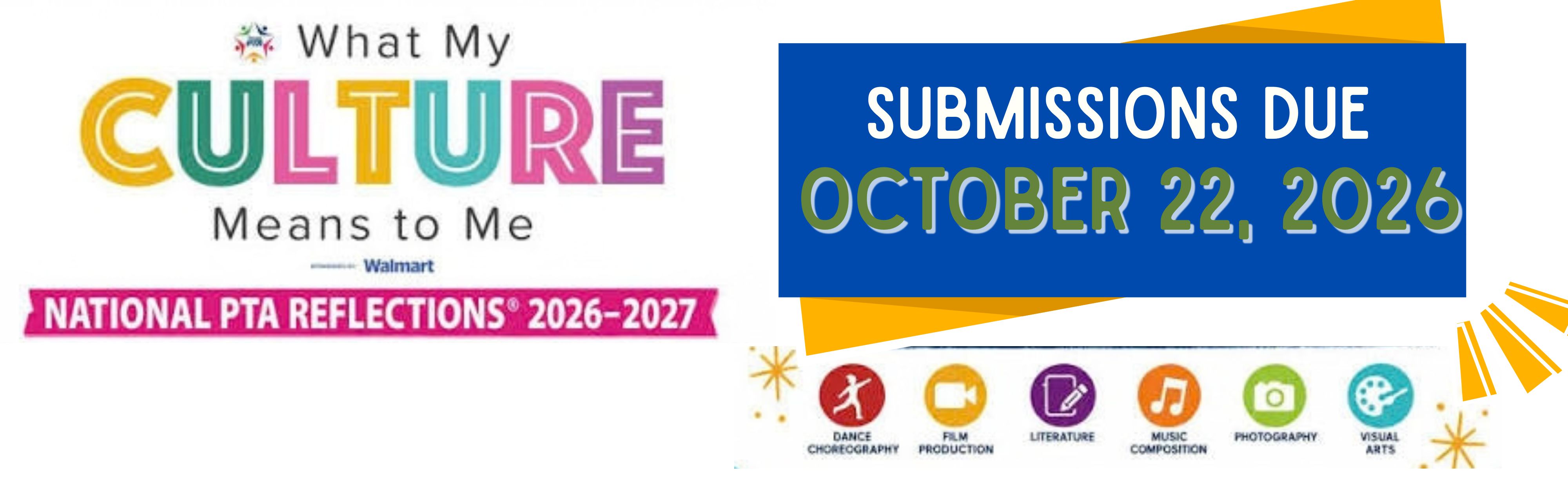 what my culture means to me, PTA resflections, submissions due Oct 22