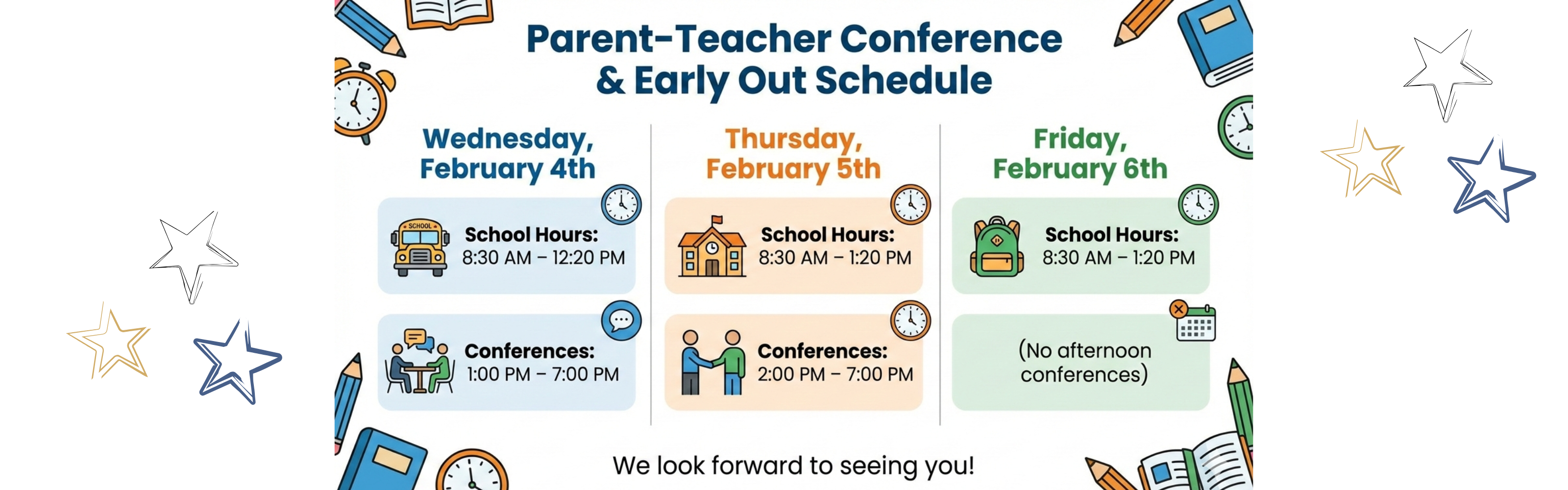 Parent teacher confernce information